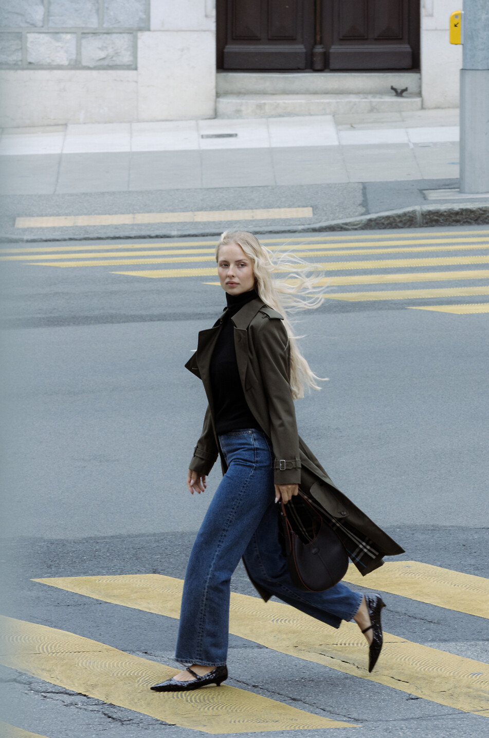 Jeans mit geradem verkürztem Bein Valen