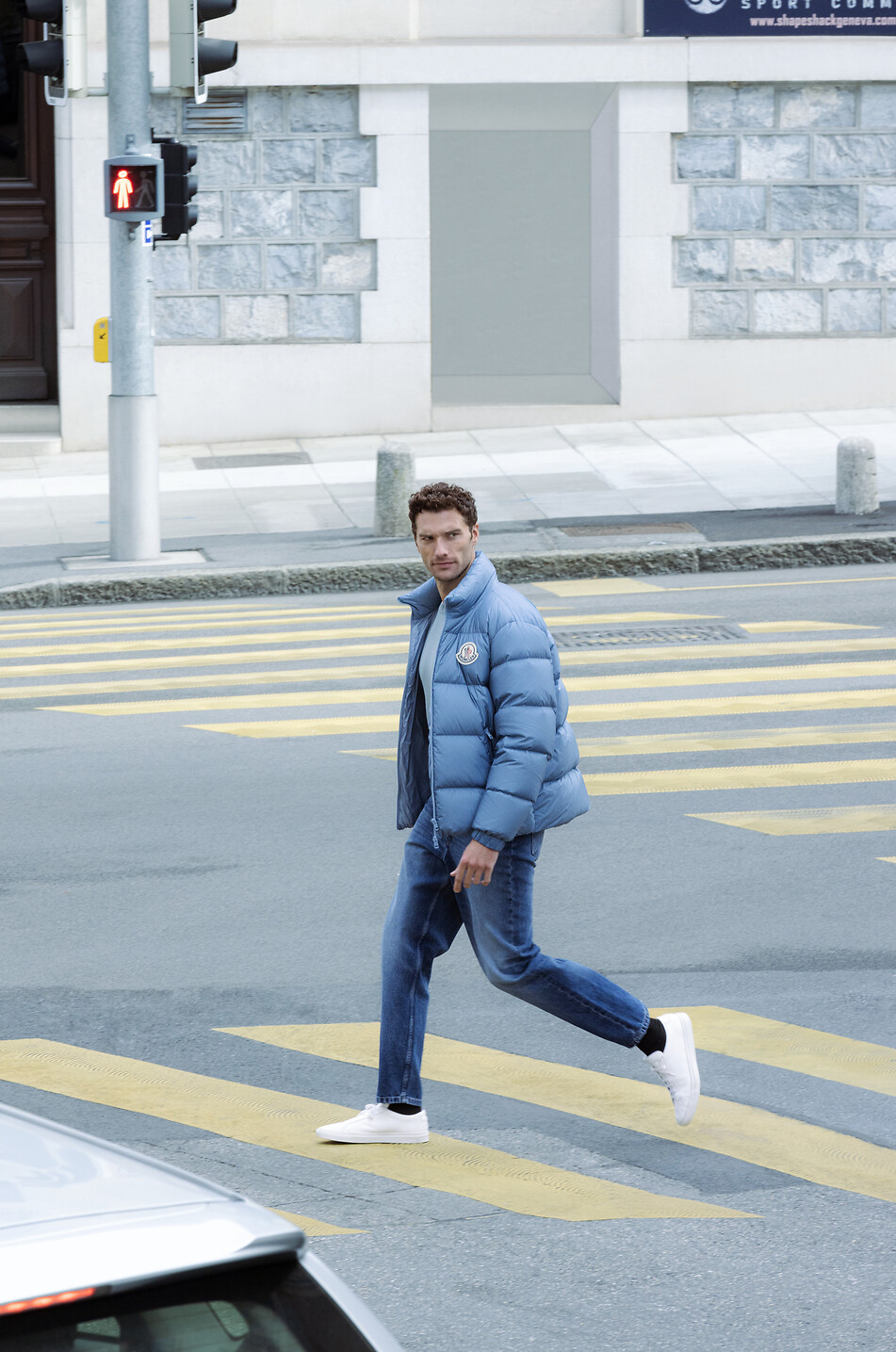 STONE ISLAND Pull à col rond en laine mélangée 508A3 Lambswool Homme GRIS MOYEN 4