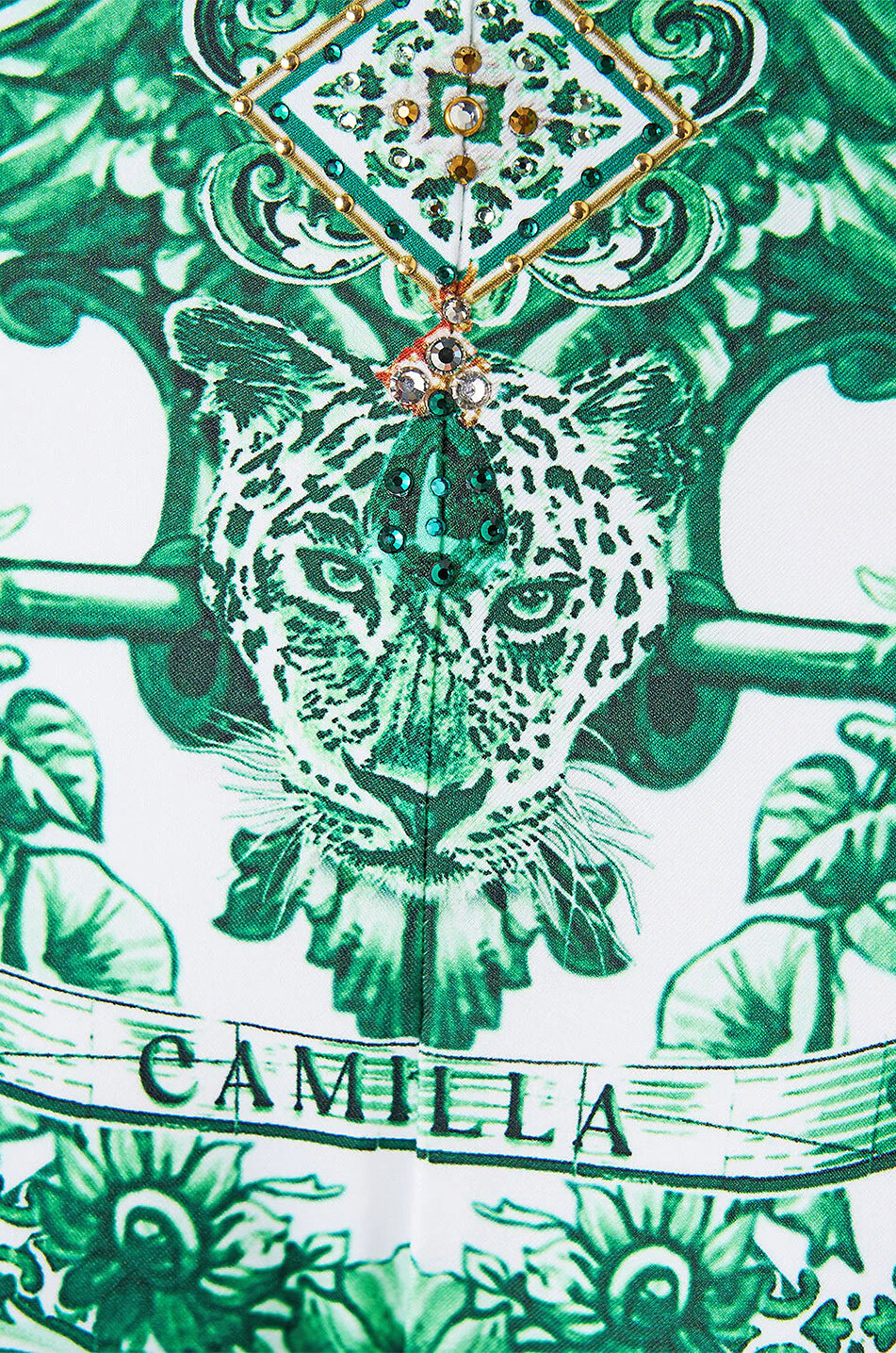 CAMILLA Corridor of Calm mid-rise bikini bottoms Women GREEN 7