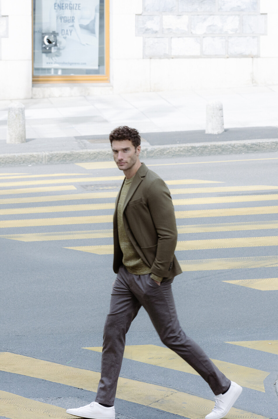 CIRCOLO 1901 Virgin wool trousers Men DARK GREEN 3