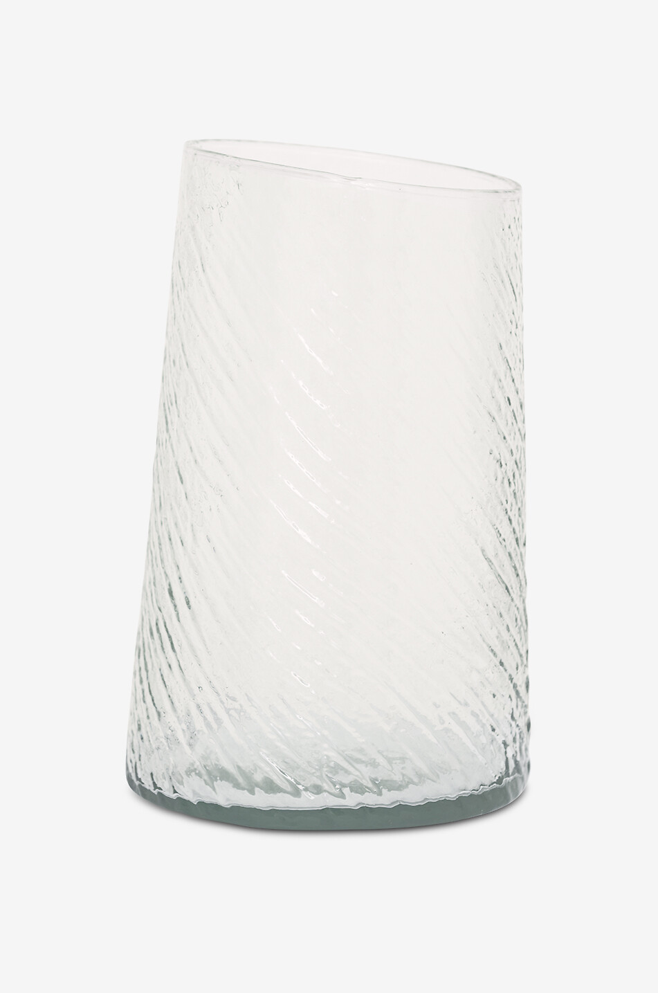 URBAN NATURE CULTURE AMSTERDAM Vase en verre recyclé Flyt Maison BLANC 1