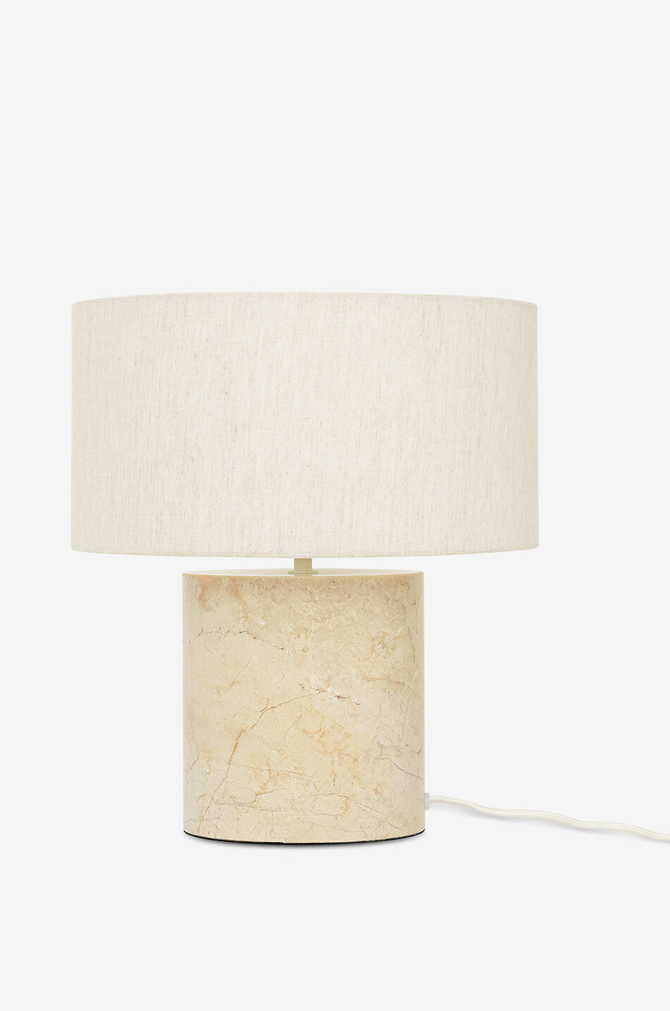 URBAN NATURE CULTURE AMSTERDAM Lampe en marbre et coton Tyra Maison BEIGE 2