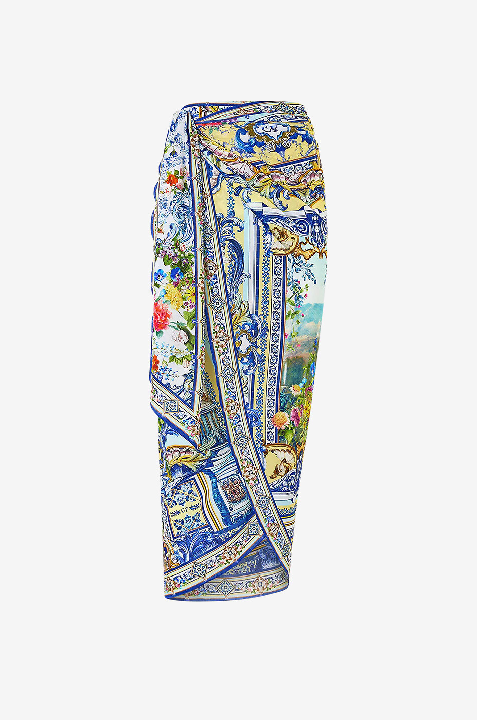 CAMILLA Wall to Wall Wonders long sarong Women BLUE 1