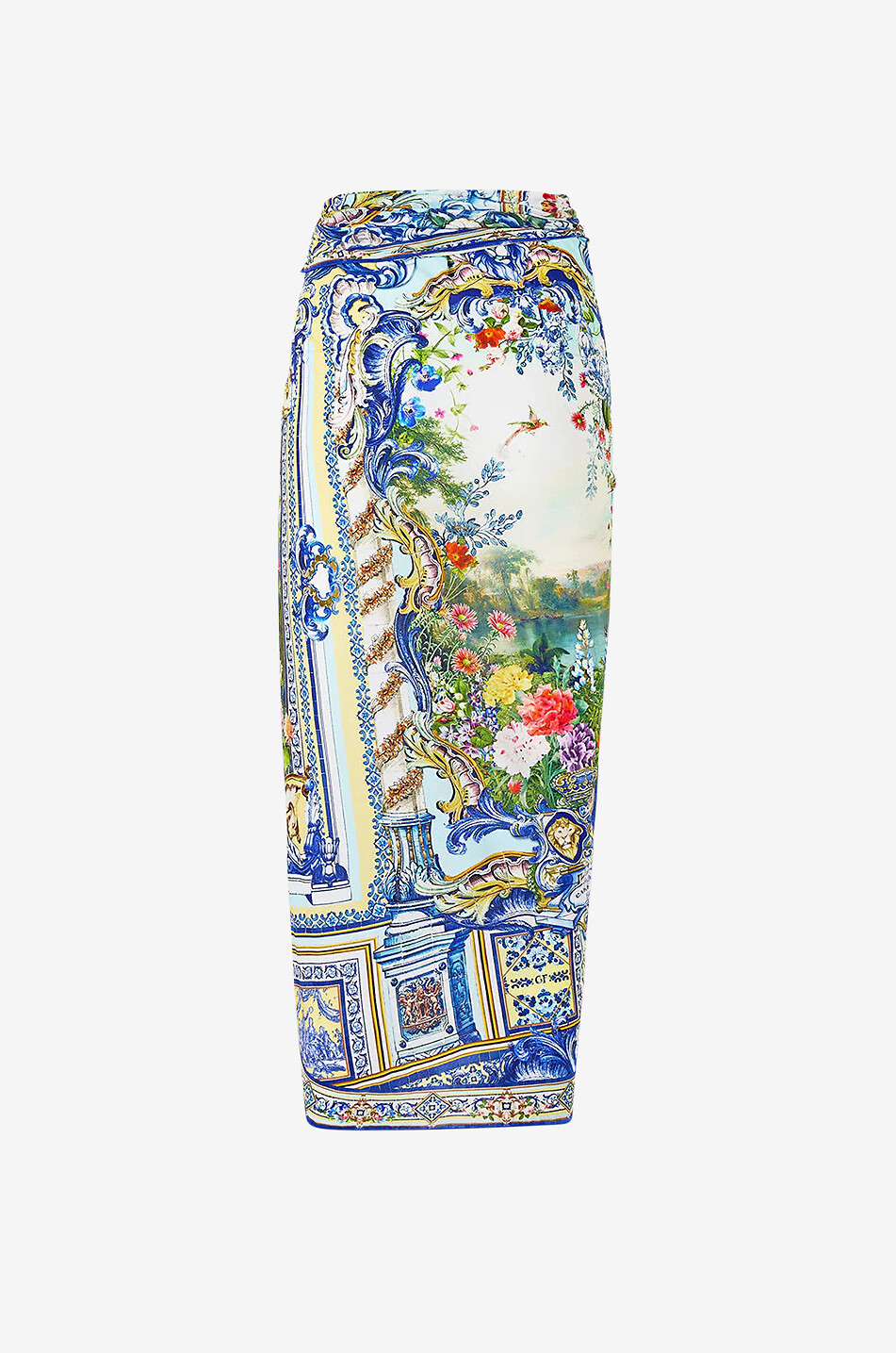 CAMILLA Wall to Wall Wonders long sarong Women BLUE 2