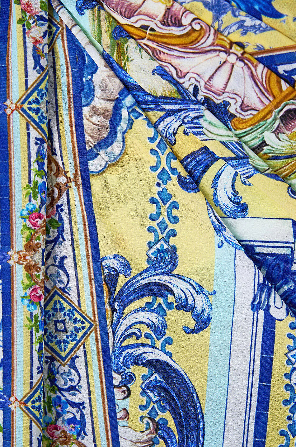 CAMILLA Wall to Wall Wonders long sarong Women BLUE 7