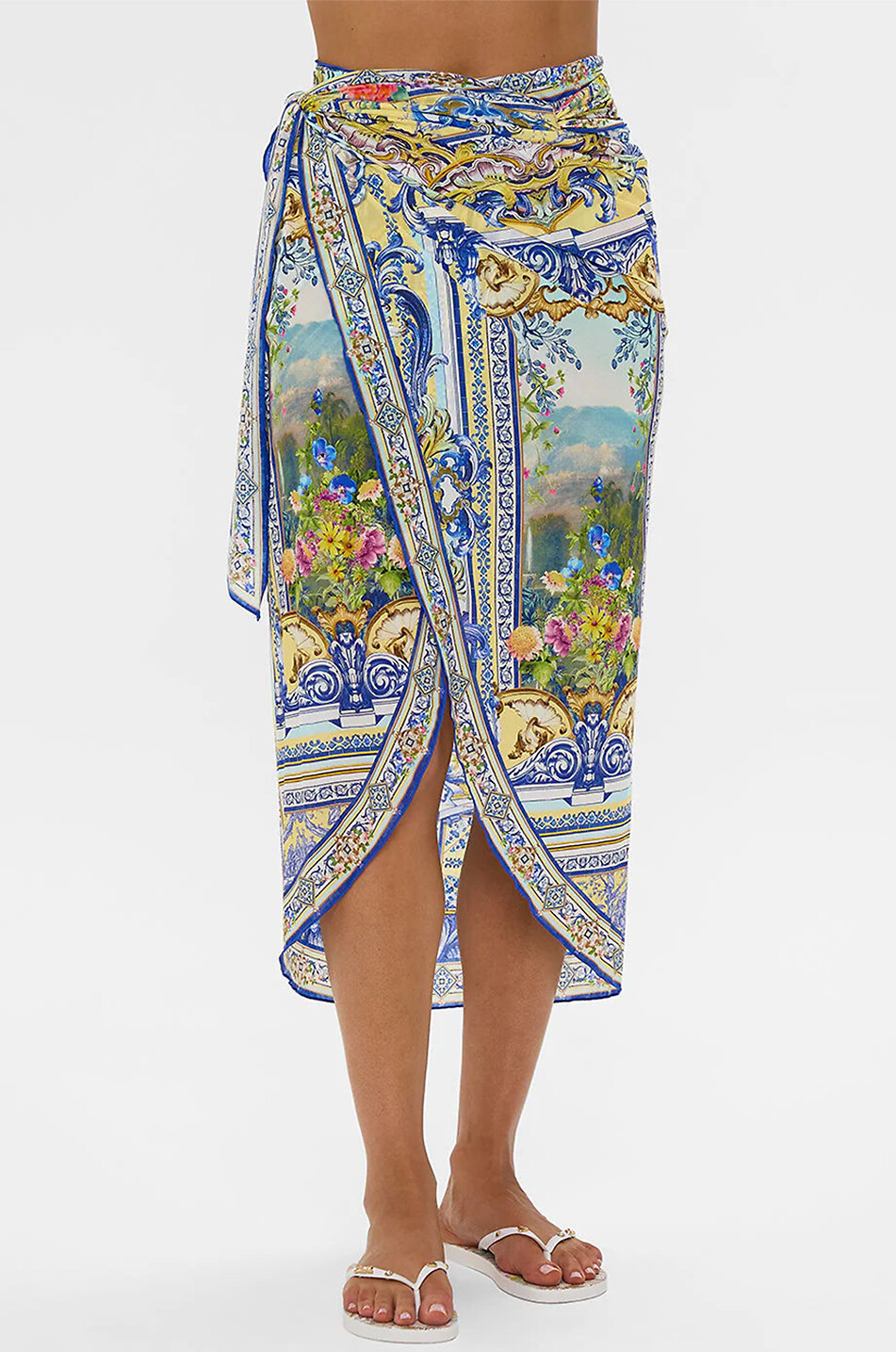 CAMILLA Wall to Wall Wonders long sarong Women BLUE 3