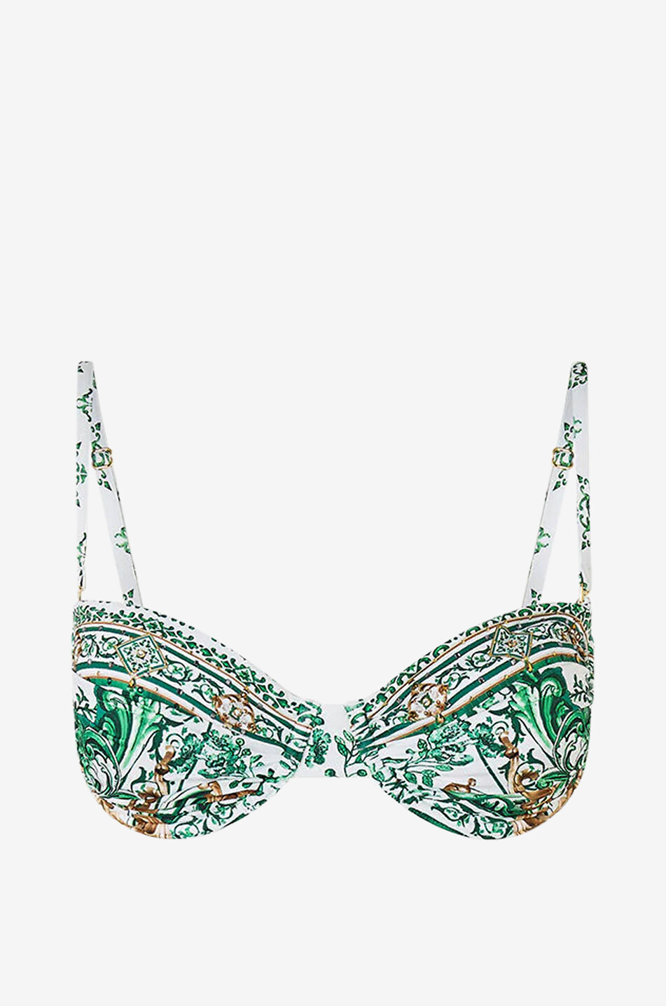 CAMILLA Corridor of Calm bikini top with underwires Women GREEN 1
