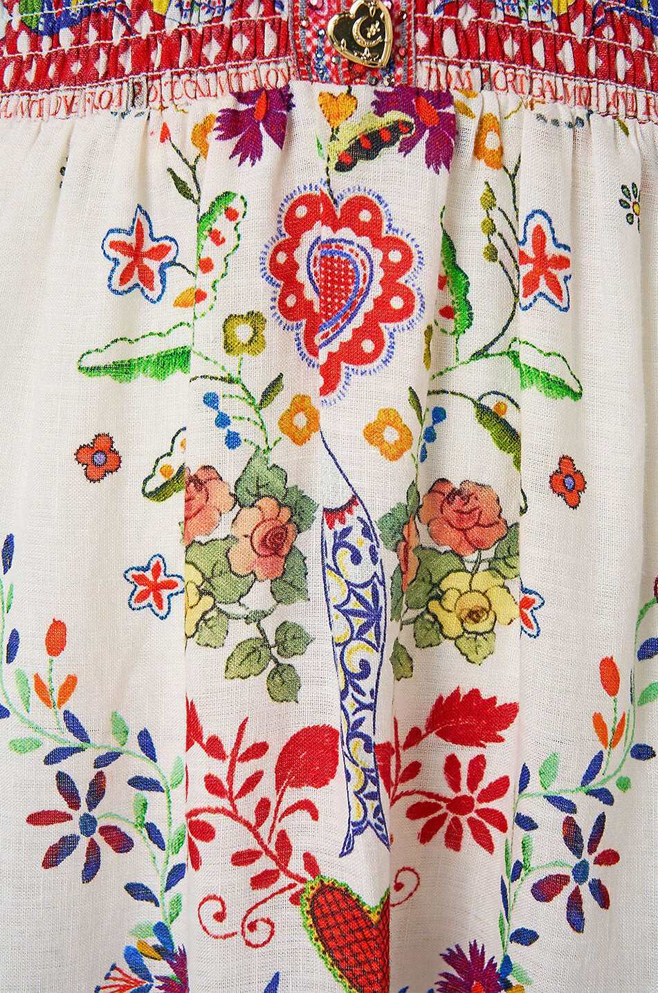 CAMILLA Robe longue en lin Faith Luck & Justice Femme ROUGE 7