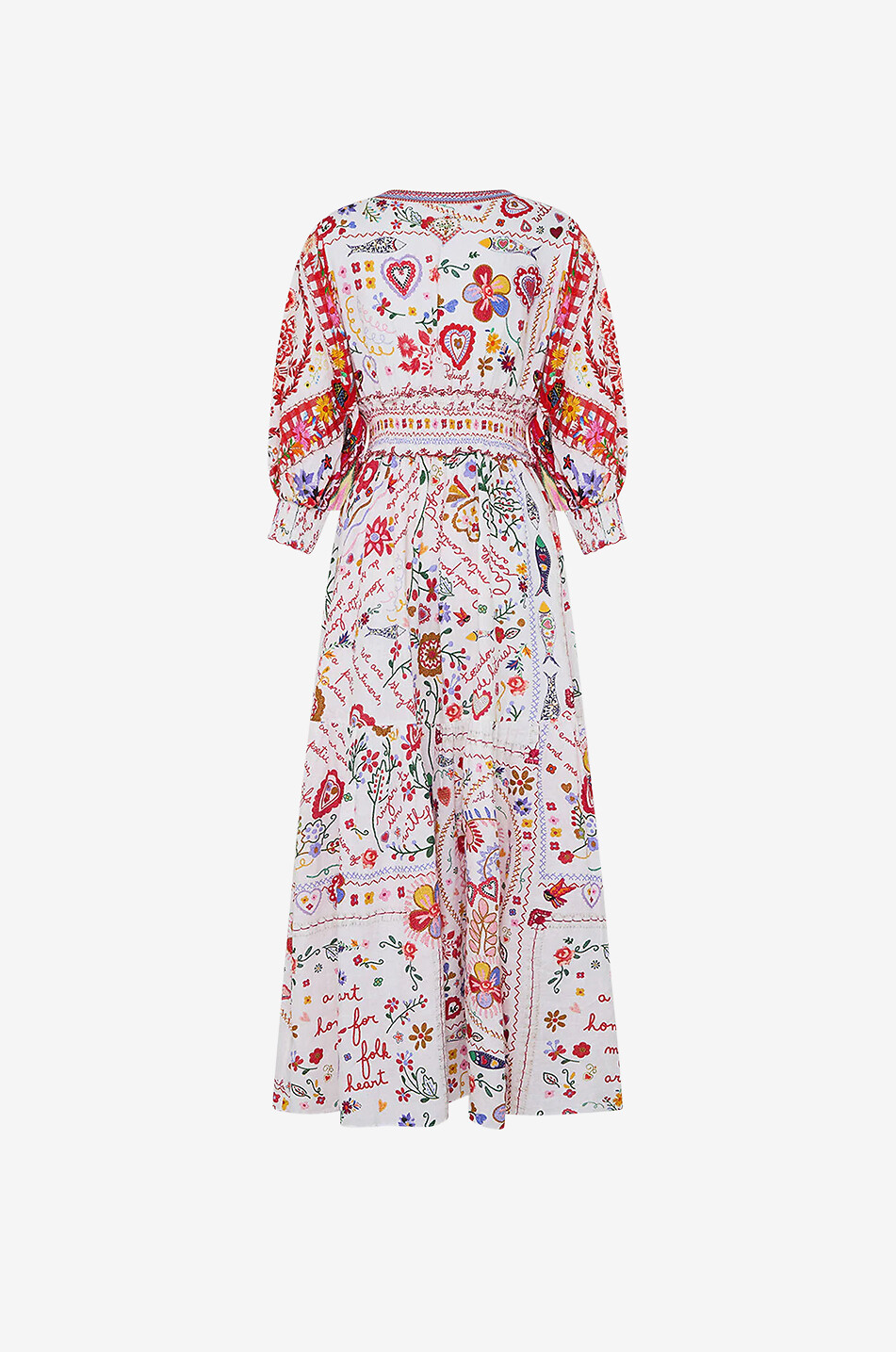 CAMILLA Robe longue en lin Faith Luck & Justice Femme ROUGE 2