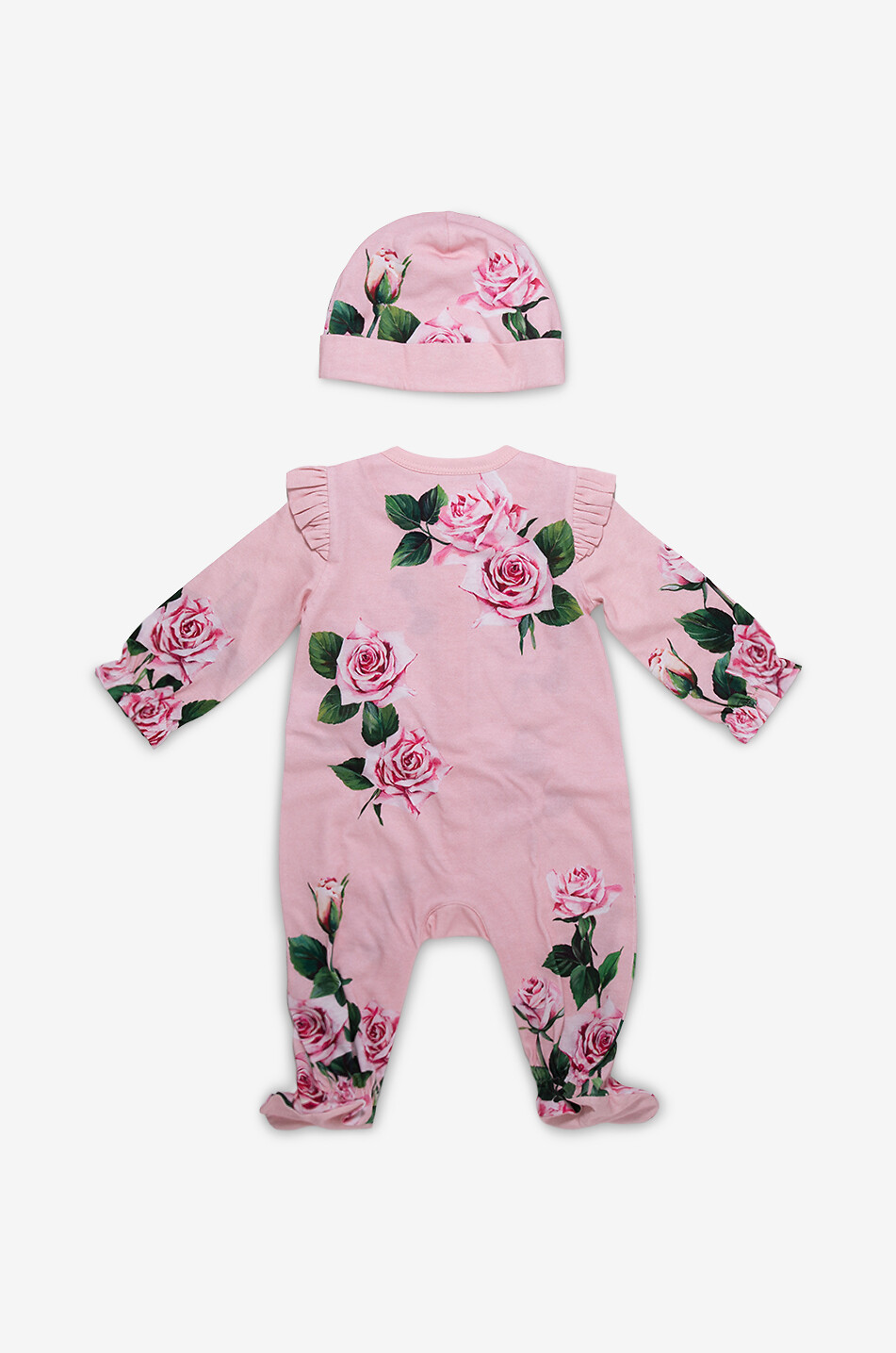 DOLCE & GABBANA 3-teiliges Jersey-Babyset Roses Baby ROSA 2