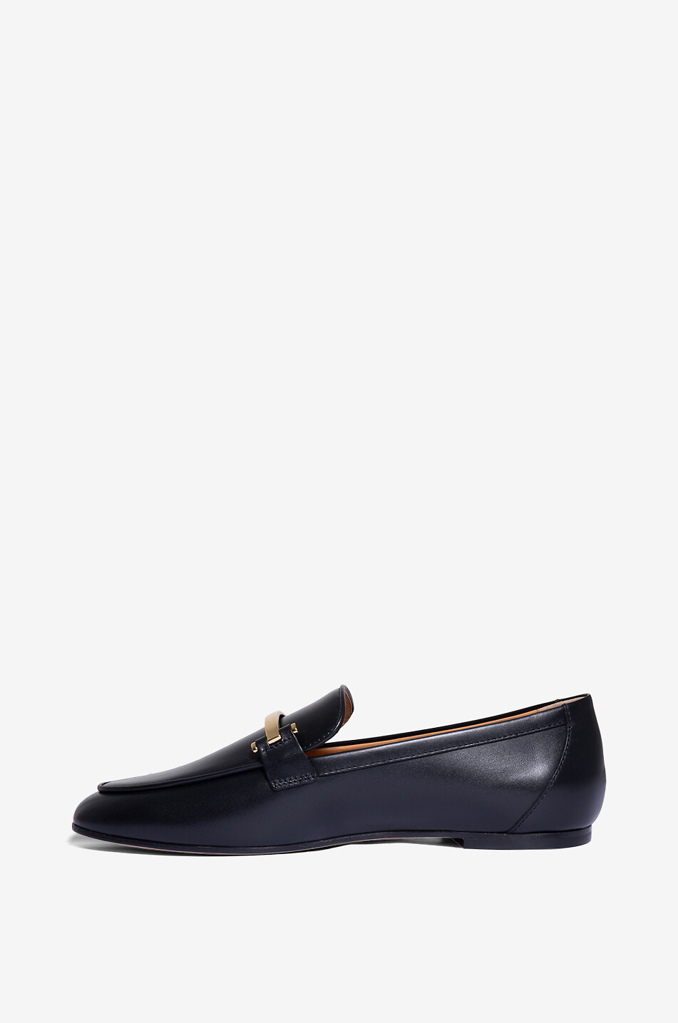 TOD'S Mocassins en cuir lisse ornés d'une barrette Femme NOIR 3