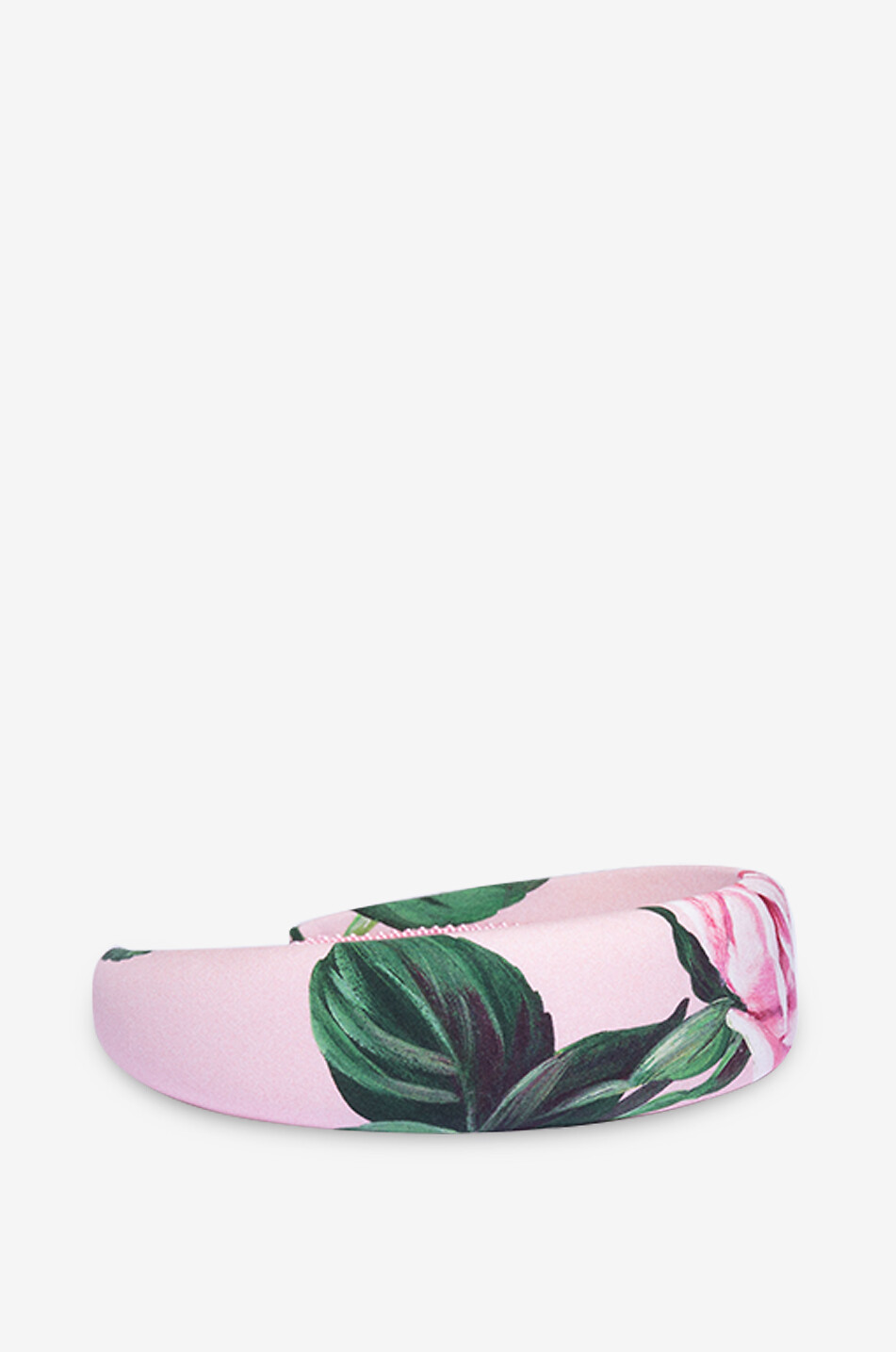 DOLCE & GABBANA Serre-tête épais fille en coton Roses Fille ROSE 2