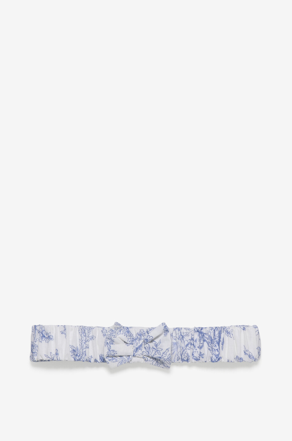 LES SONGES DE CELESTE Baby-Stirnband aus Baumwolle mit Print Toile de Jouy Céleste Baby BLAU 1