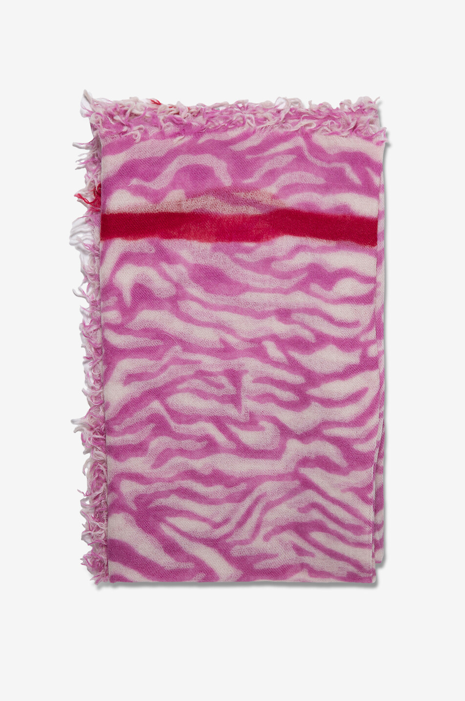 MALA ALISHA Clay cashmere square scarf Women PINK 1