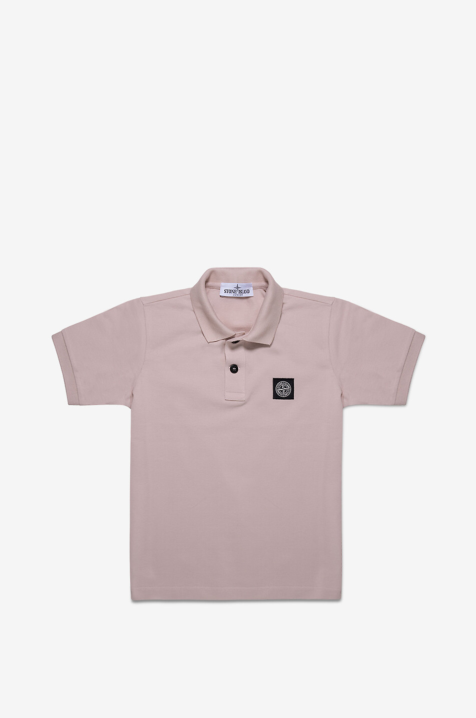 STONE ISLAND JUNIOR 22002SC boys' cotton short-sleeved polo shirt Boy LIGHT PINK 1