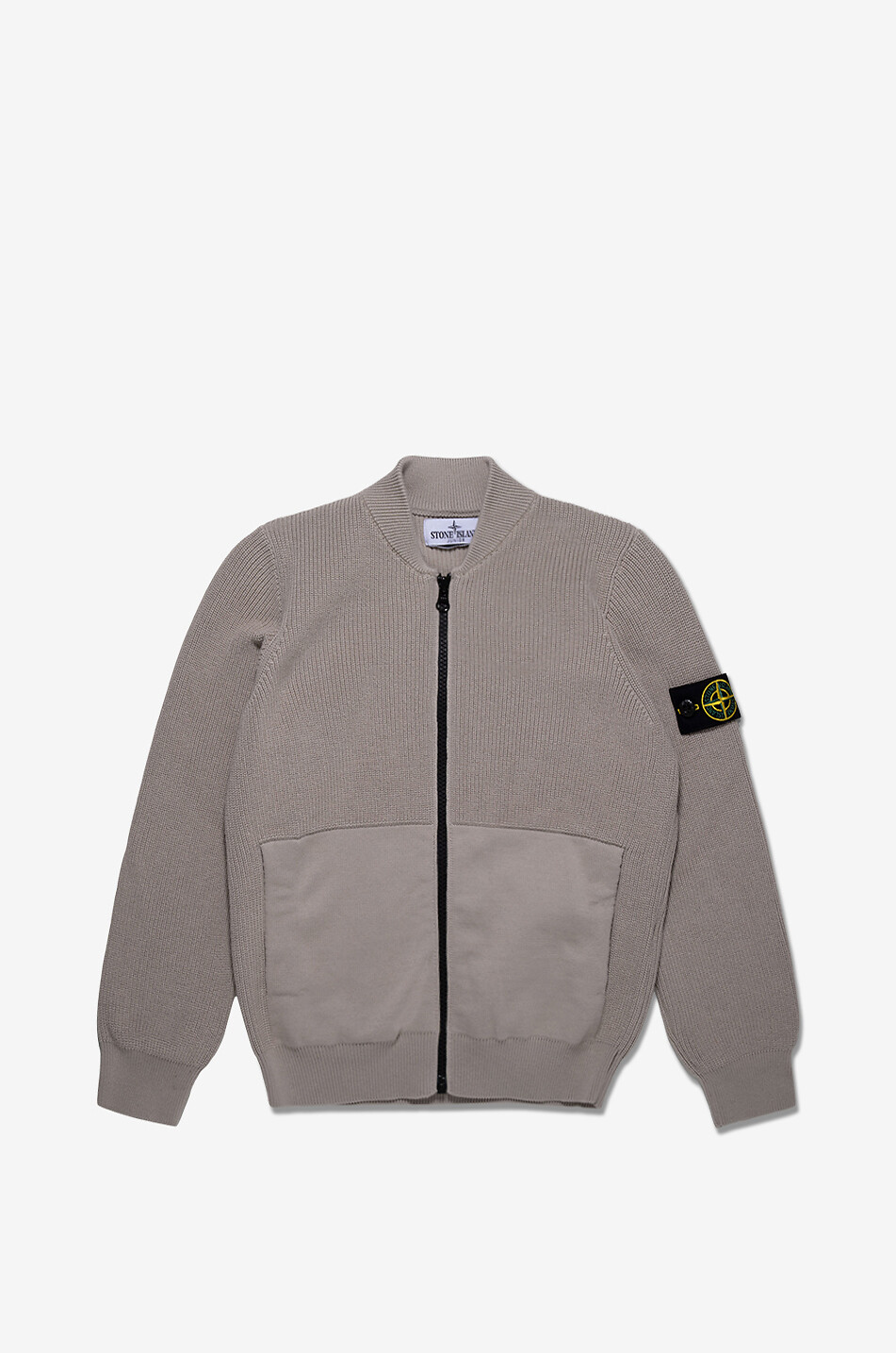 STONE ISLAND JUNIOR Jungen-Cardigan mit Reissverschluss 5100006 Junge Hellbeige 1