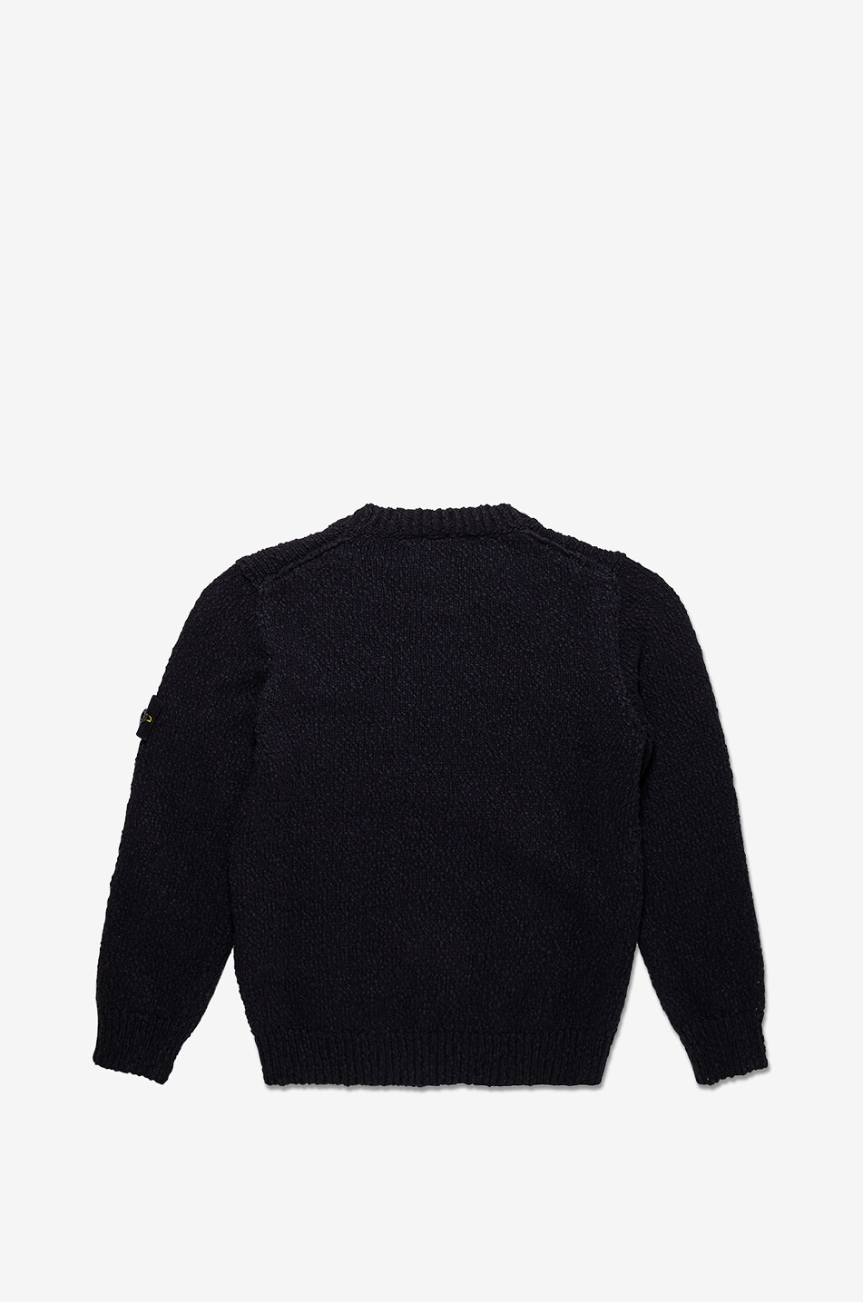 STONE ISLAND JUNIOR Pull ras du cou en coton garçon 5100019 Garçon NOIR 2