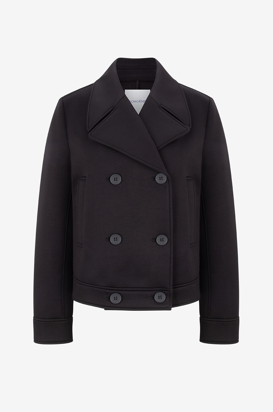 Manteau court à boutonnage double Nickie
