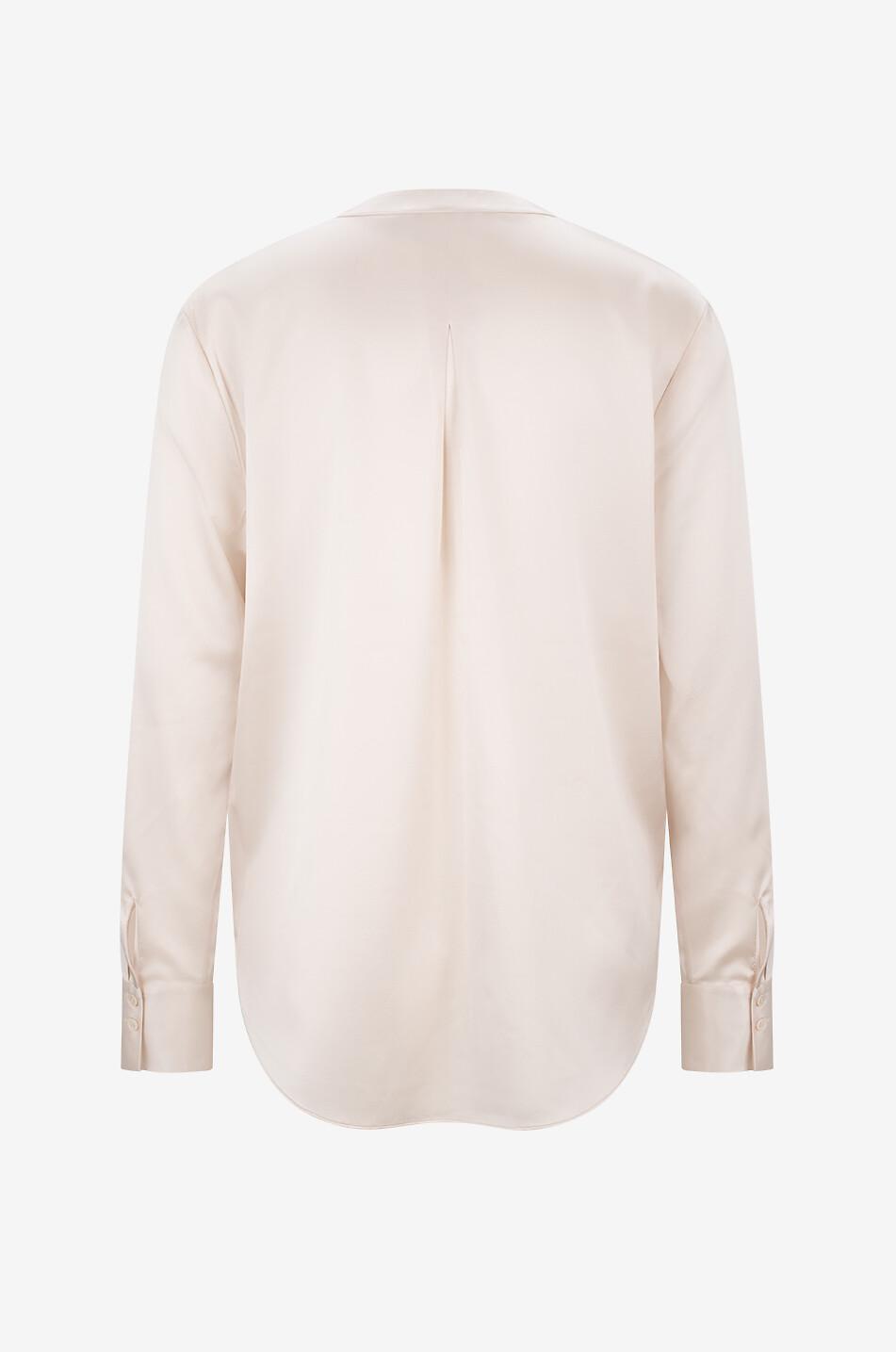 BONGENIE Silk long-sleeved blouse Women BEIGE 2