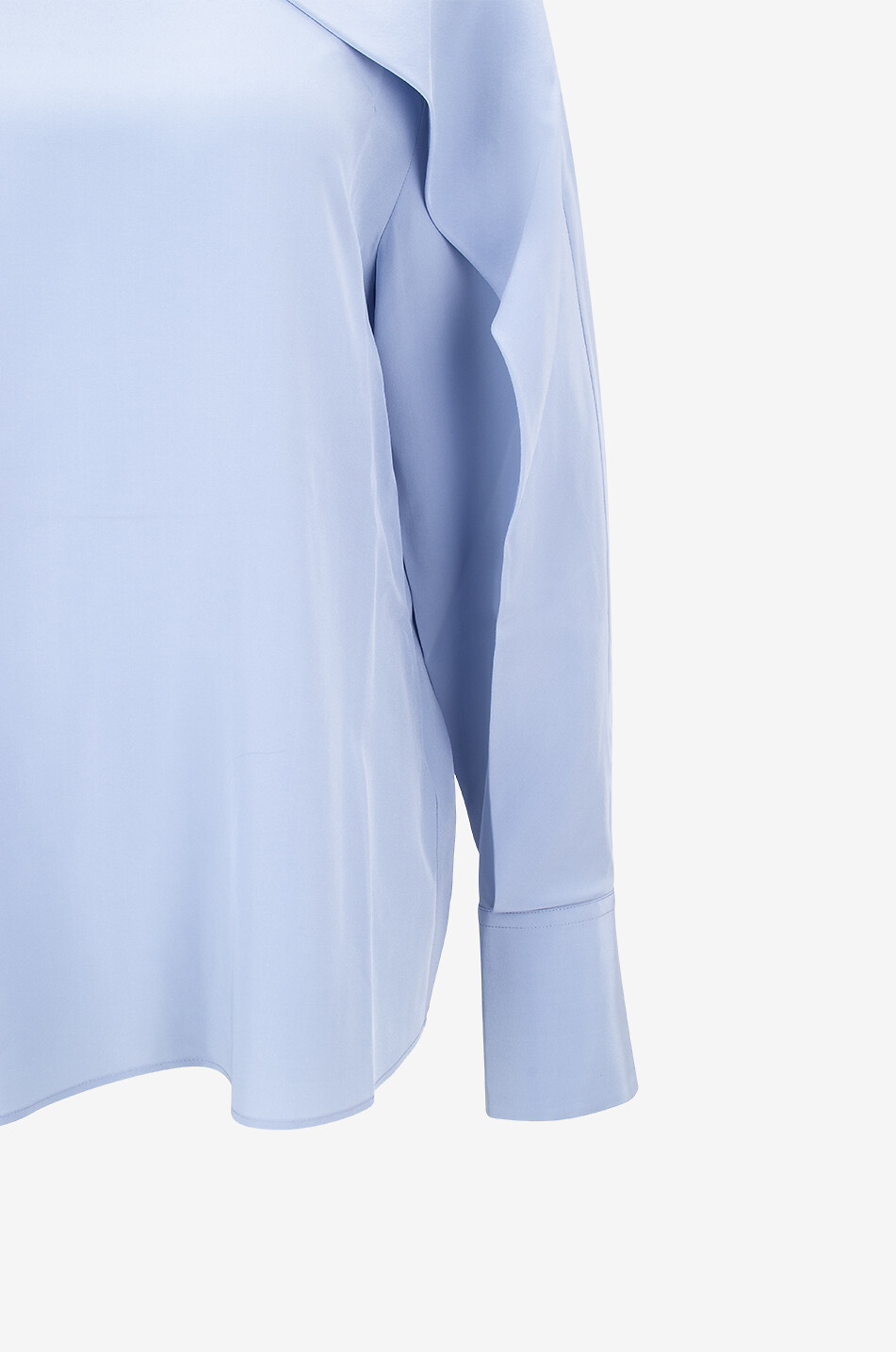 JOSEPH Langärmelige Bluse aus Seide Bailie Damen HELLBLAU 3