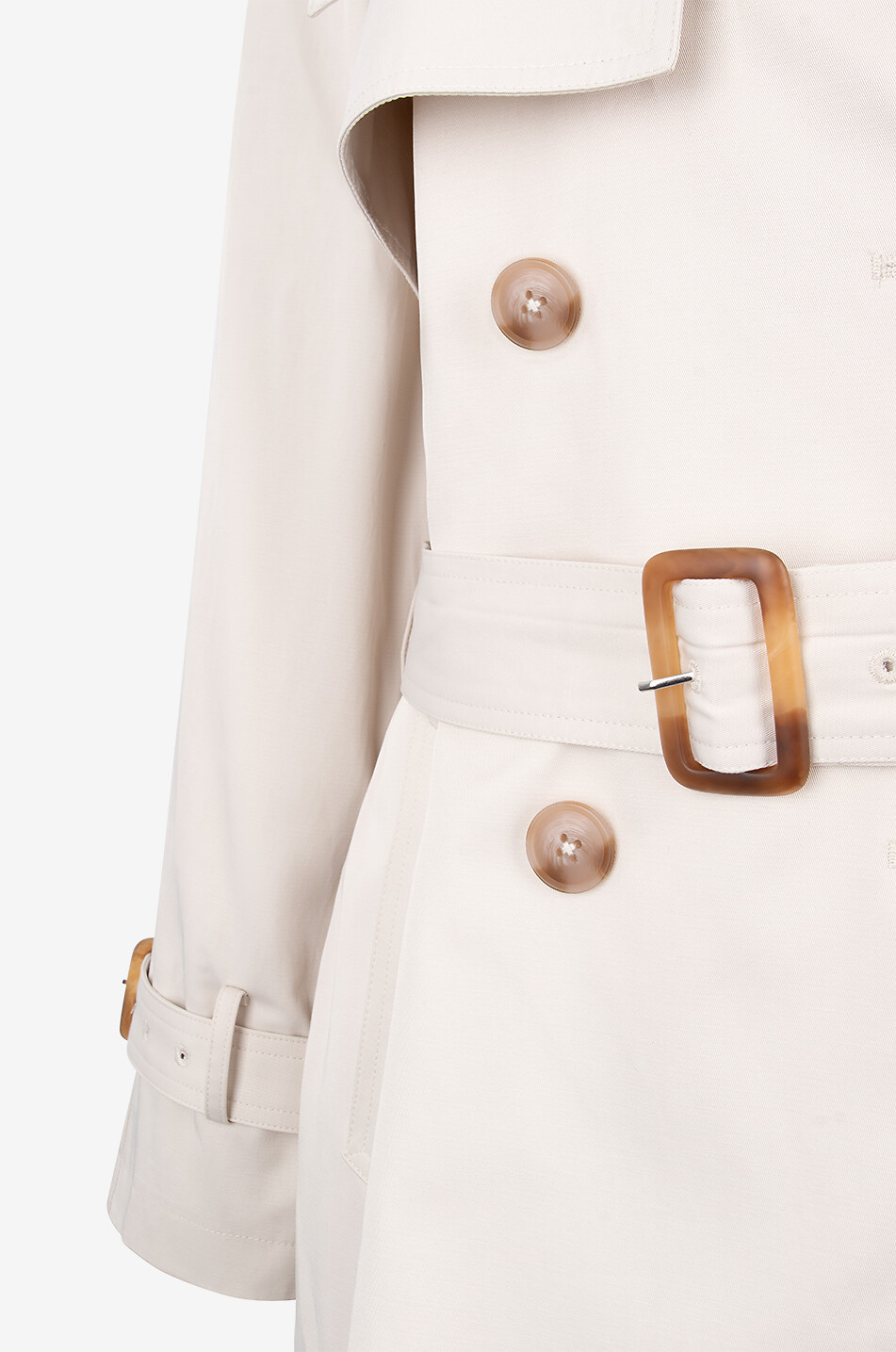 BONGÉNIE Trench court en coton Alix Femme BEIGE 3