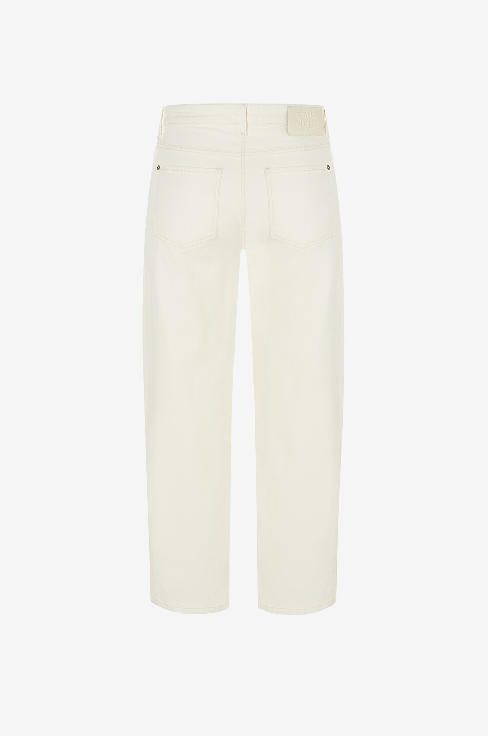 CAMBIO Jean large en coton Oria Femme BLANC CASSE 3