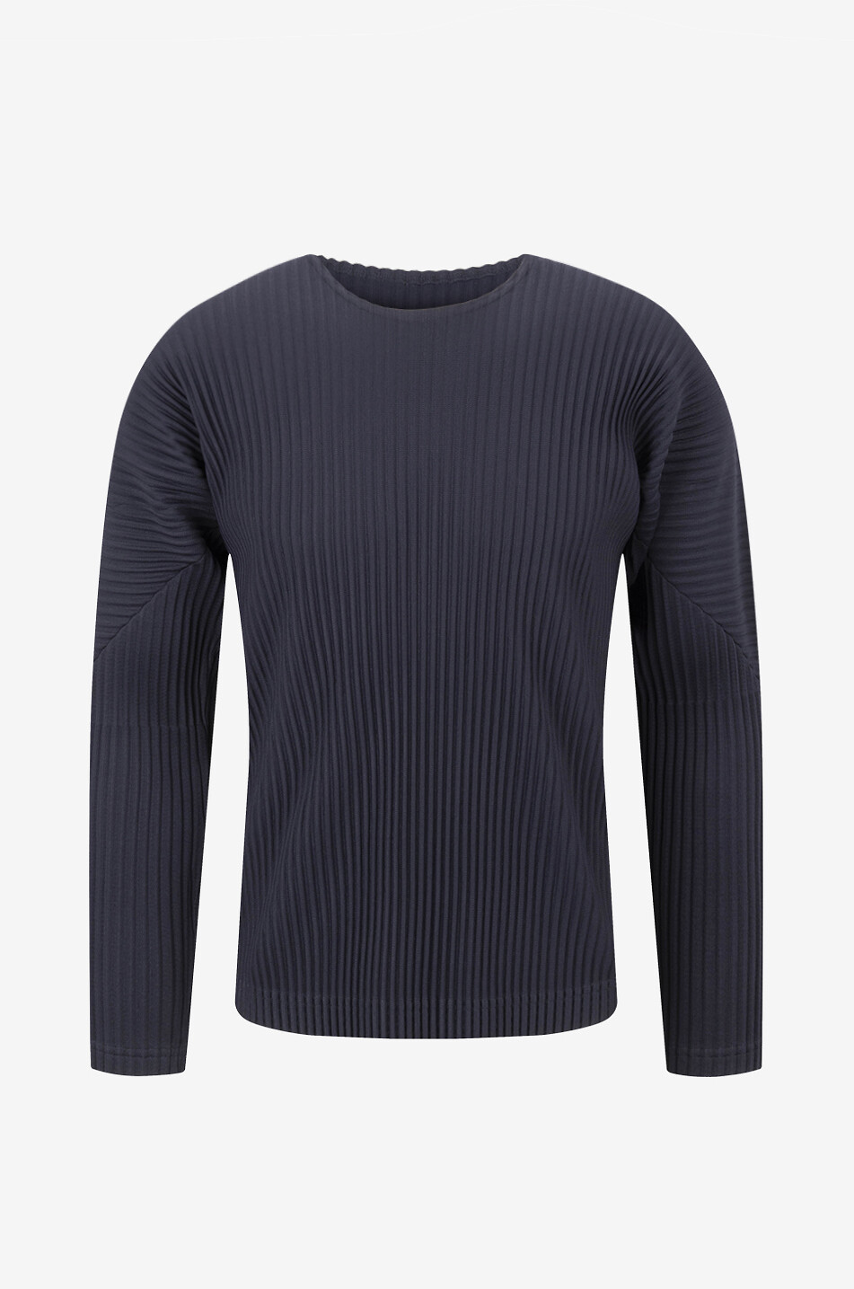 Plissiertes Langarm-T-Shirt Basics