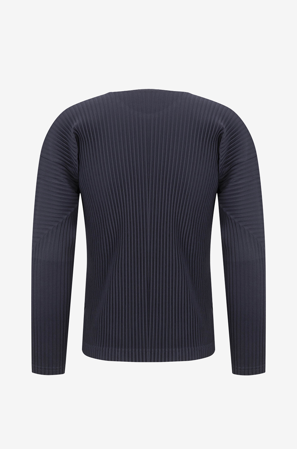 HOMME PLISSÉ ISSEY MIYAKE Basics pleated long-sleeved T-shirt Men DARK BLUE 2