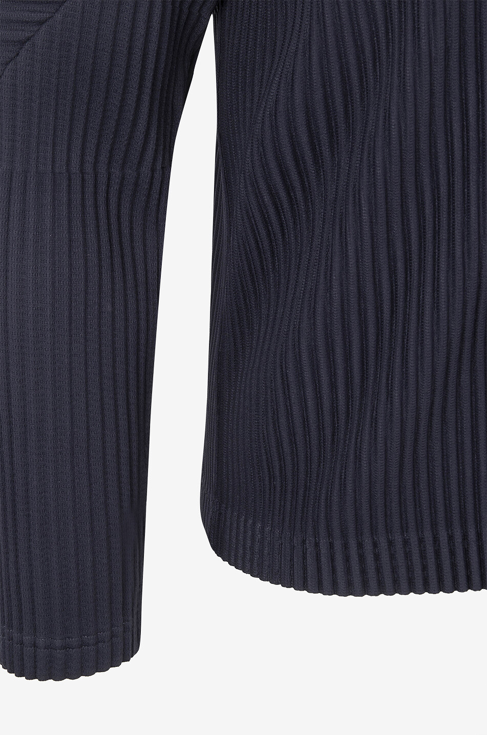 HOMME PLISSÉ ISSEY MIYAKE Basics pleated long-sleeved T-shirt Men DARK BLUE 3