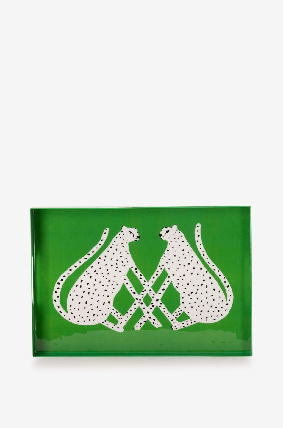 ATHEZZA Lot de 2 plateaux rectangulaires Bagheera Maison MULTICOLORE 5