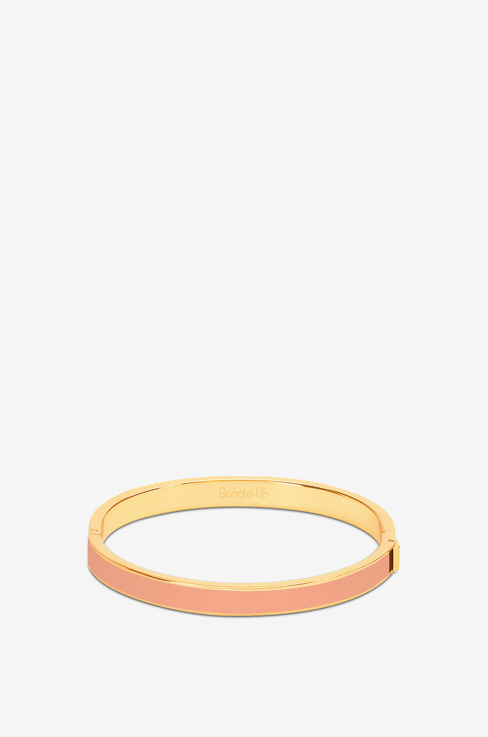 BANGLE UP Bangle - Corail Orange enamelled gold-tone bangle - T1 - 7mm Women ORANGE 1