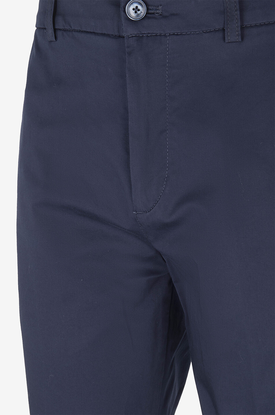 CRUNA Pantalon chino fuselé en coton stretch Soferino Homme BLEU FONCE 3