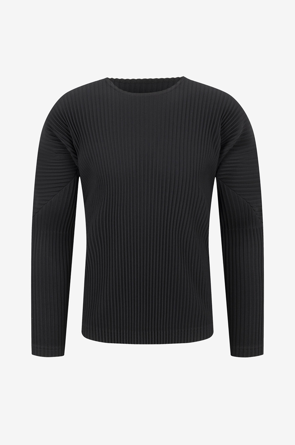 Basics pleated long-sleeved T-shirt