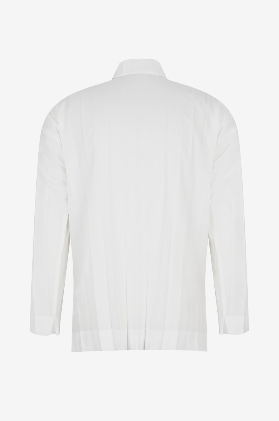 HOMME PLISSÉ ISSEY MIYAKE Chemise plissée à manches longues Edge Homme BLANC 2