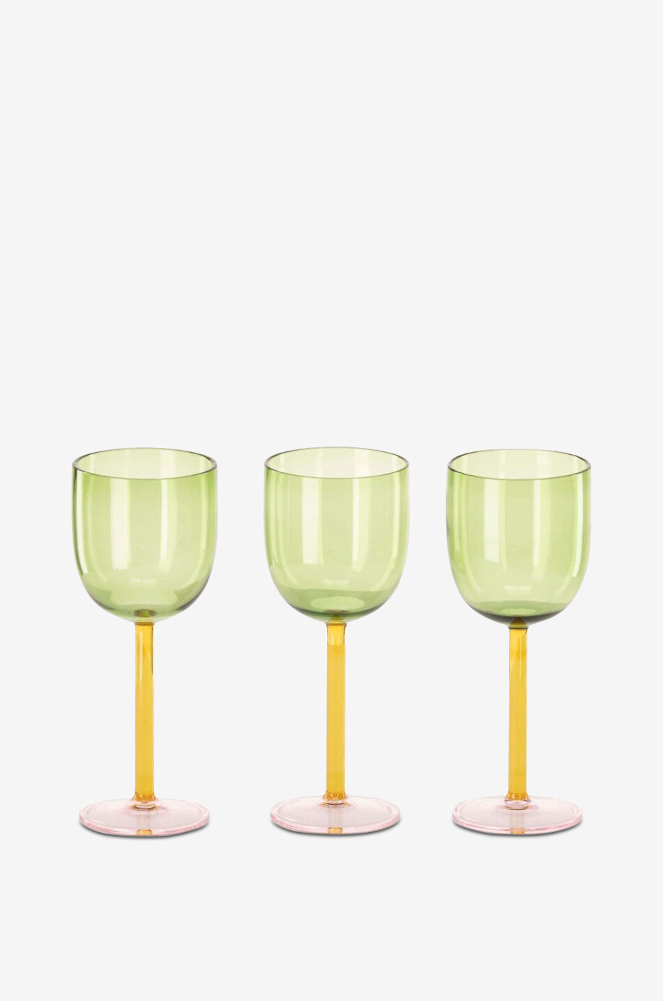 ATHEZZA Sunset set of 6 wine glasses Home WHITE 4