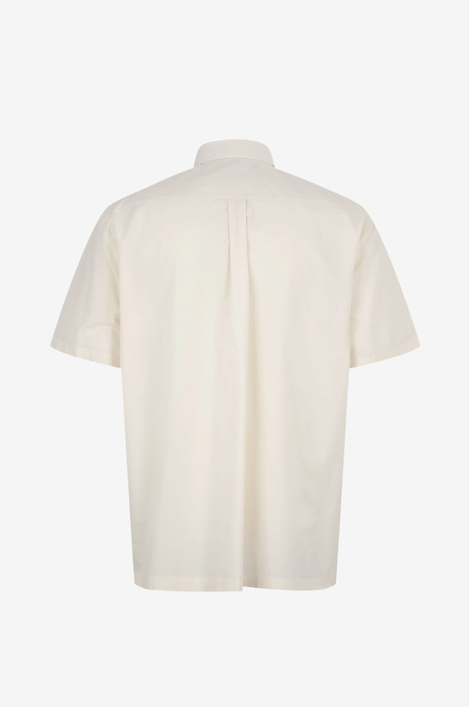 DOLCE & GABBANA Kurzarm-Hawaihemd aus Popeline mit Plättchen Herren Hellbeige 2