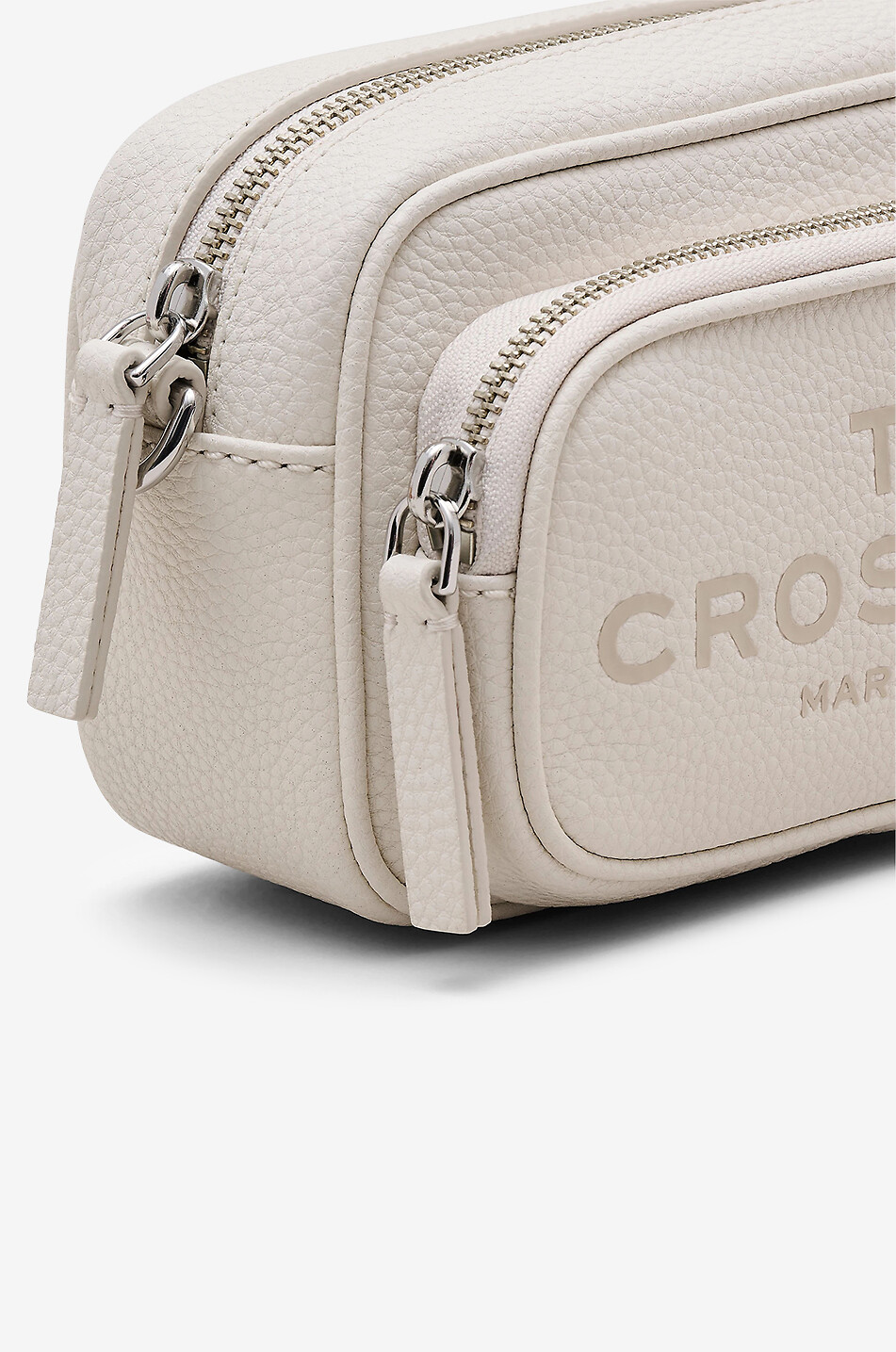 MARC JACOBS Umhängetasche aus genarbtem Leder The Crossbody Damen BEIGE 4