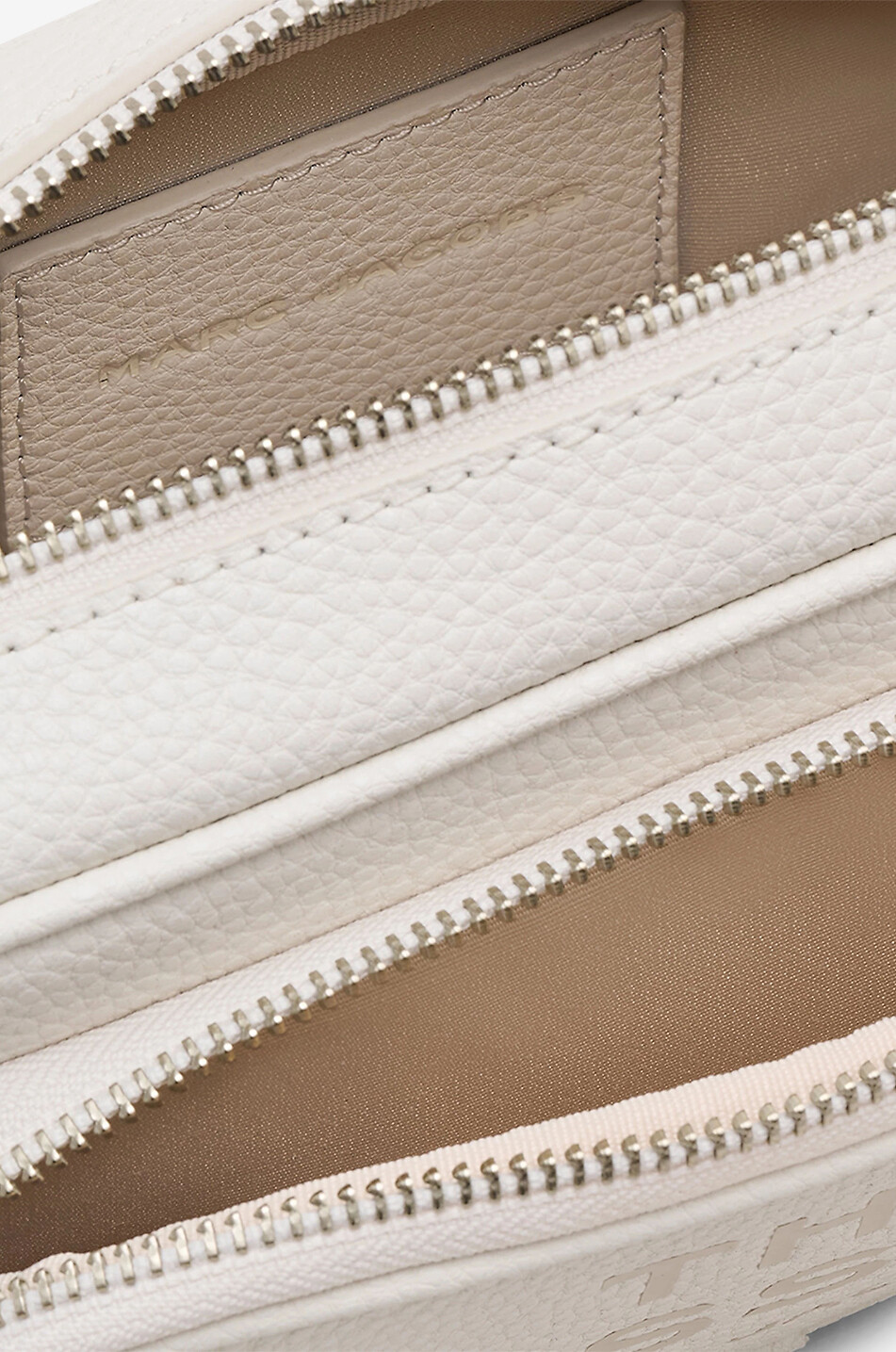 MARC JACOBS Umhängetasche aus genarbtem Leder The Crossbody Damen BEIGE 6