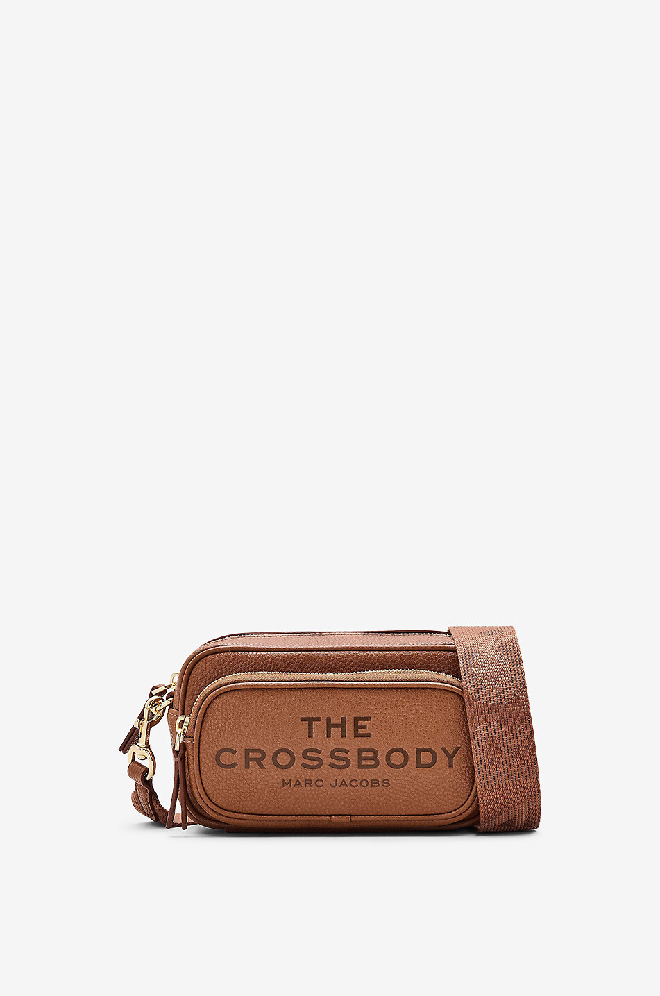 MARC JACOBS Umhängetasche aus genarbtem Leder The Crossbody Damen DUNKELORANGE 1