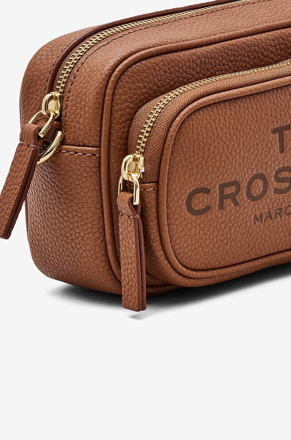 MARC JACOBS Umhängetasche aus genarbtem Leder The Crossbody Damen DUNKELORANGE 4