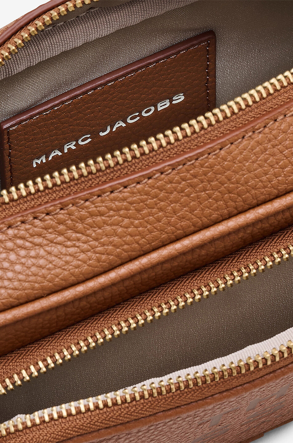 MARC JACOBS Umhängetasche aus genarbtem Leder The Crossbody Damen DUNKELORANGE 6