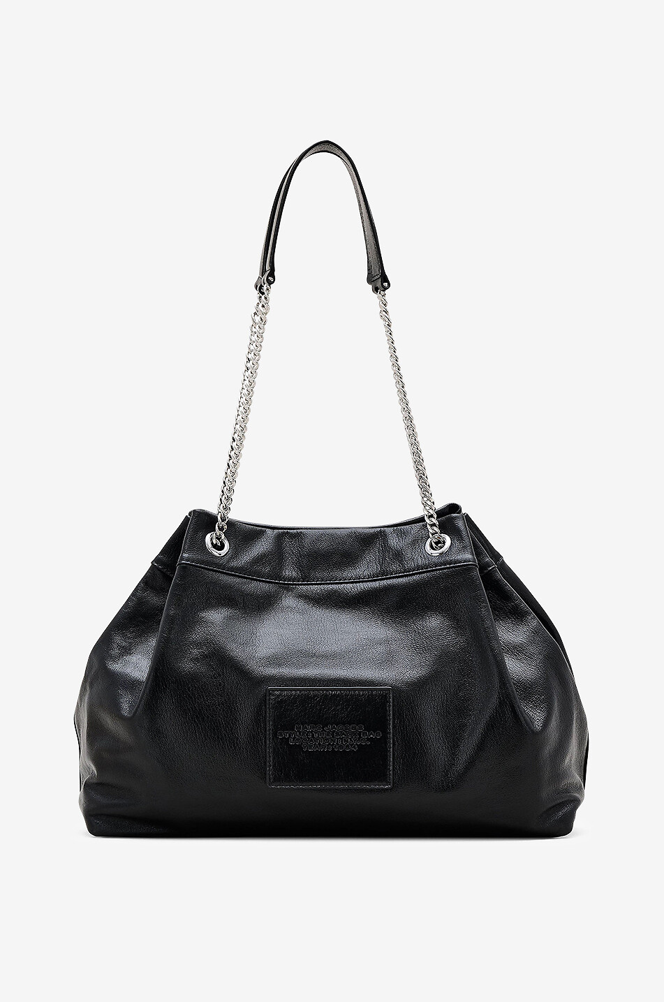 MARC JACOBS The Chain Sack grained leather shoulder bag Women BLACK 2