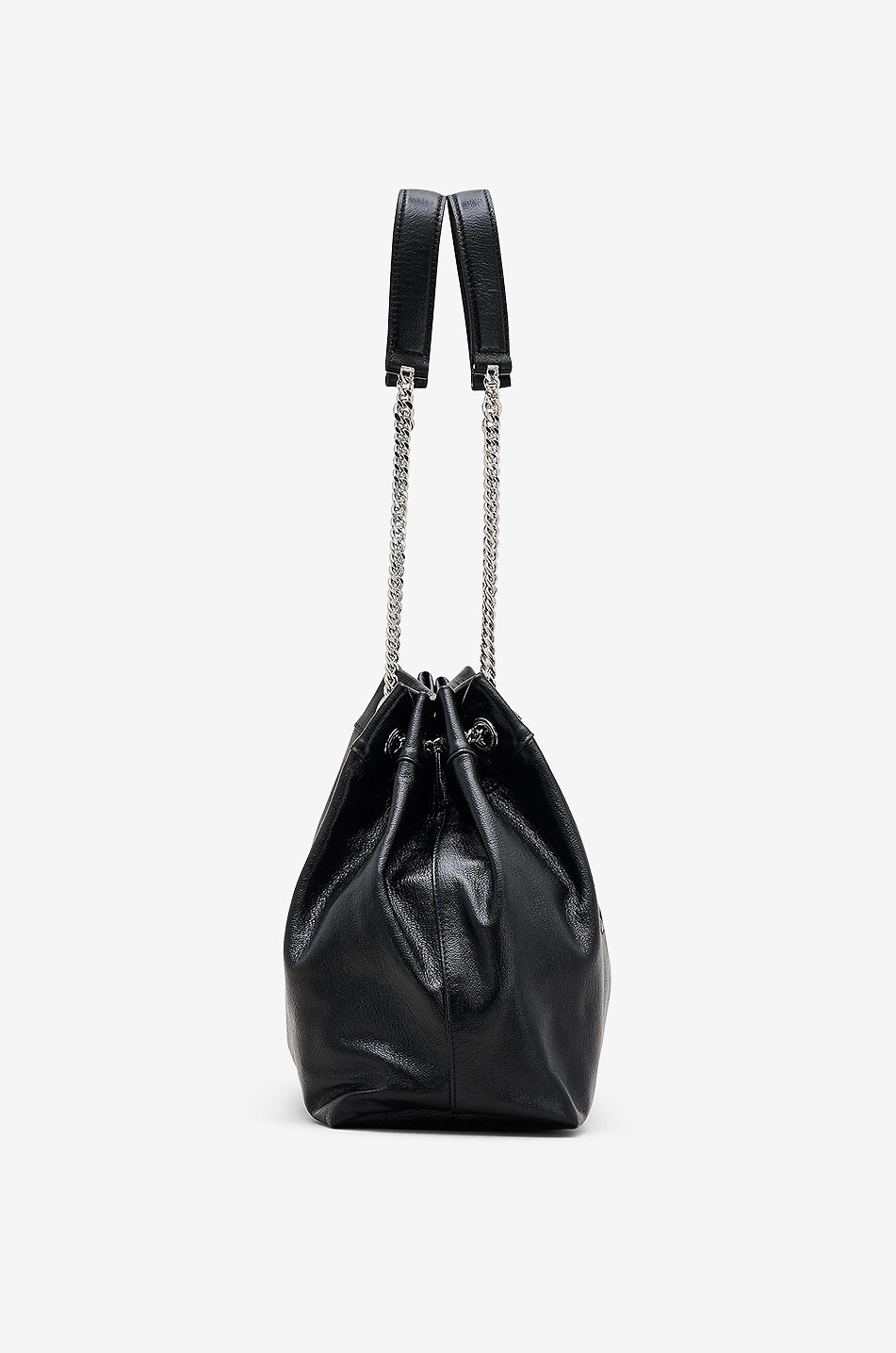 MARC JACOBS The Chain Sack grained leather shoulder bag Women BLACK 7