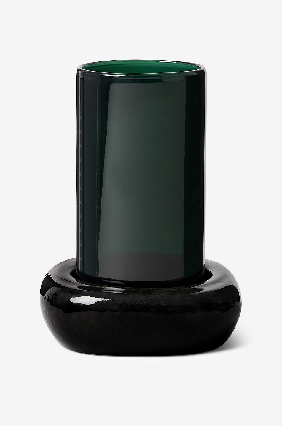 Windlicht aus Keramik und Glas Gemini