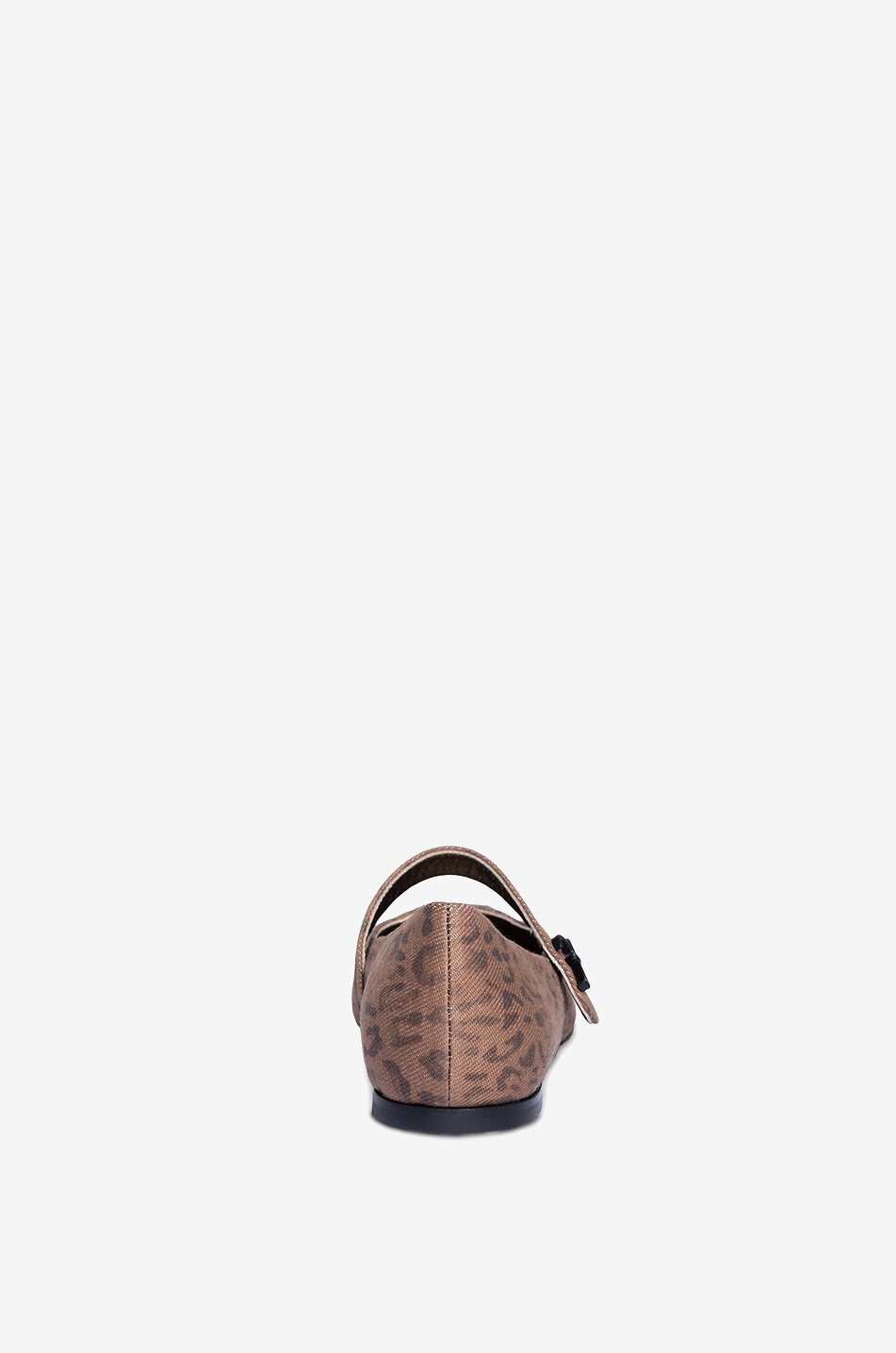 ROBERTO FESTA X BONGÉNIE Riemchen-Ballerinas aus Leopardenstoff Connys Damen BRAUN 4
