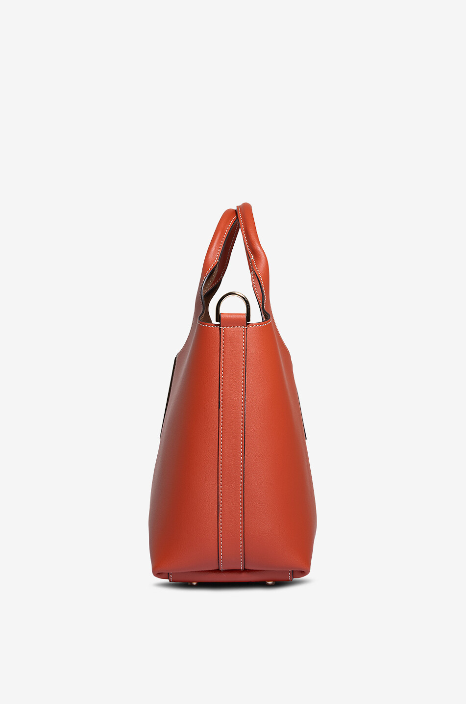 TOD'S Shopping Tote Mini supple leather bag Women ORANGE 4