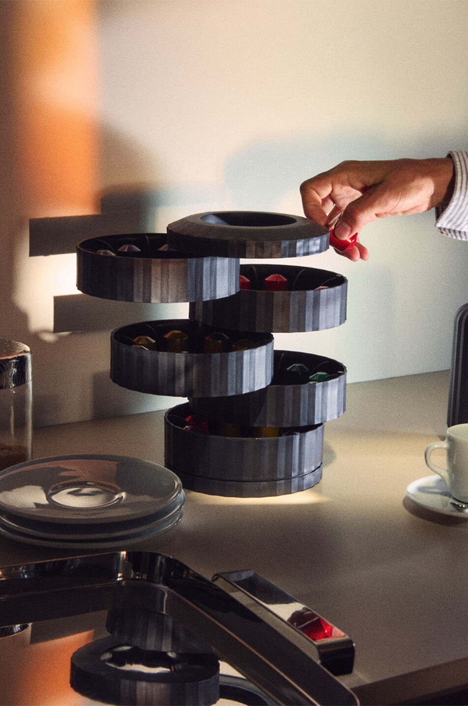Porte-capsules à café Plissé