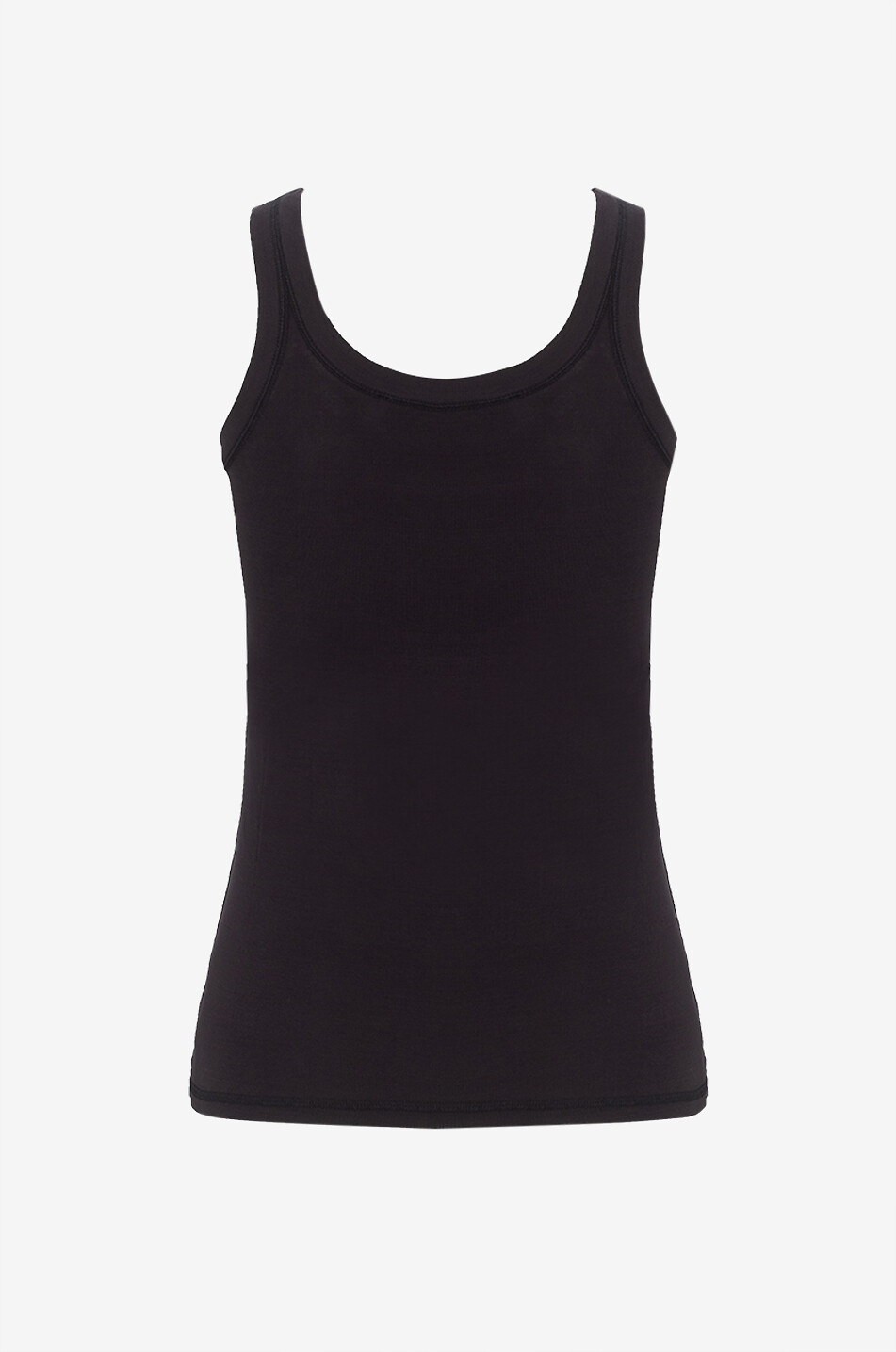 LEMAIRE Geripptes Jersey-Tanktop Damen SCHWARZ 2