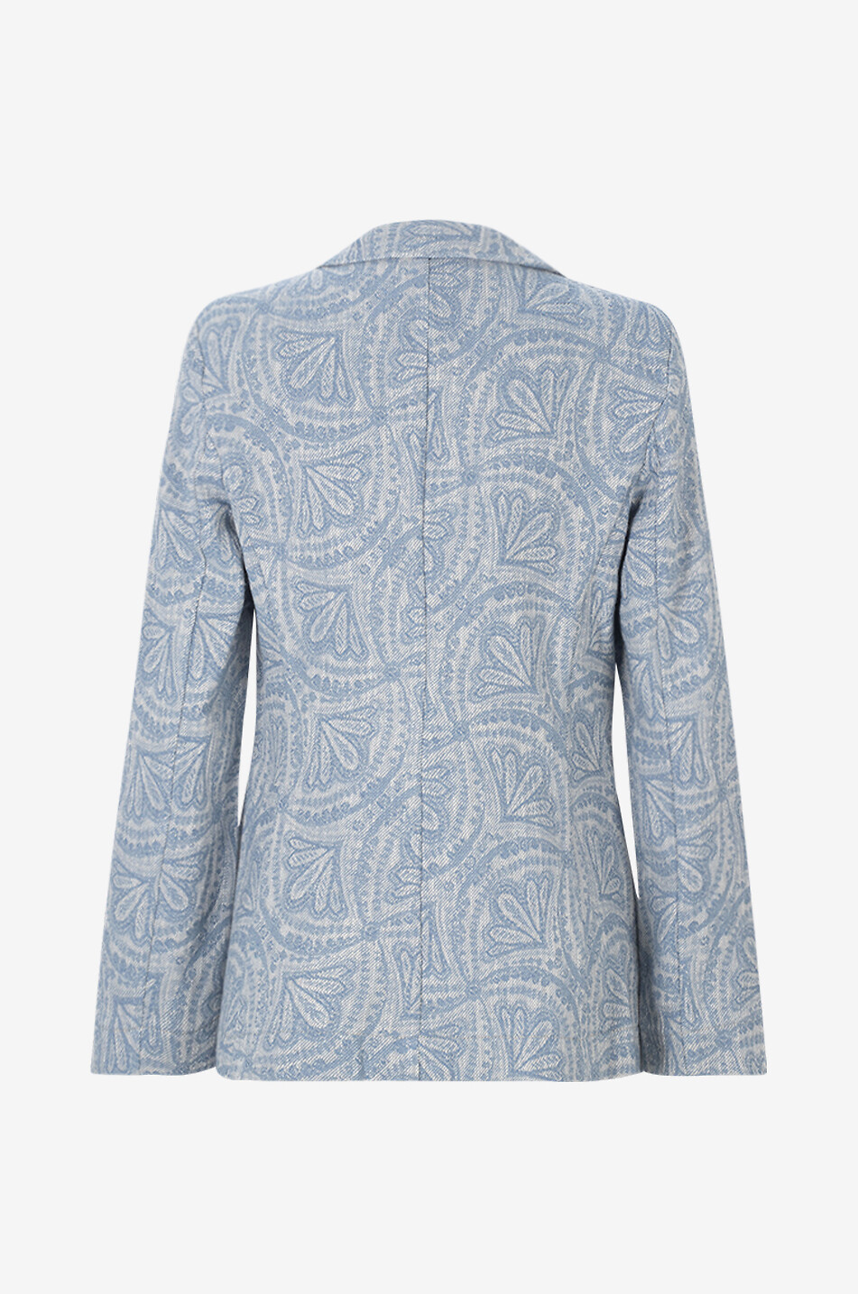 SHAFT Blazer en jacquard de coton 24 Palm Denim Femme BLEU CLAIR 2