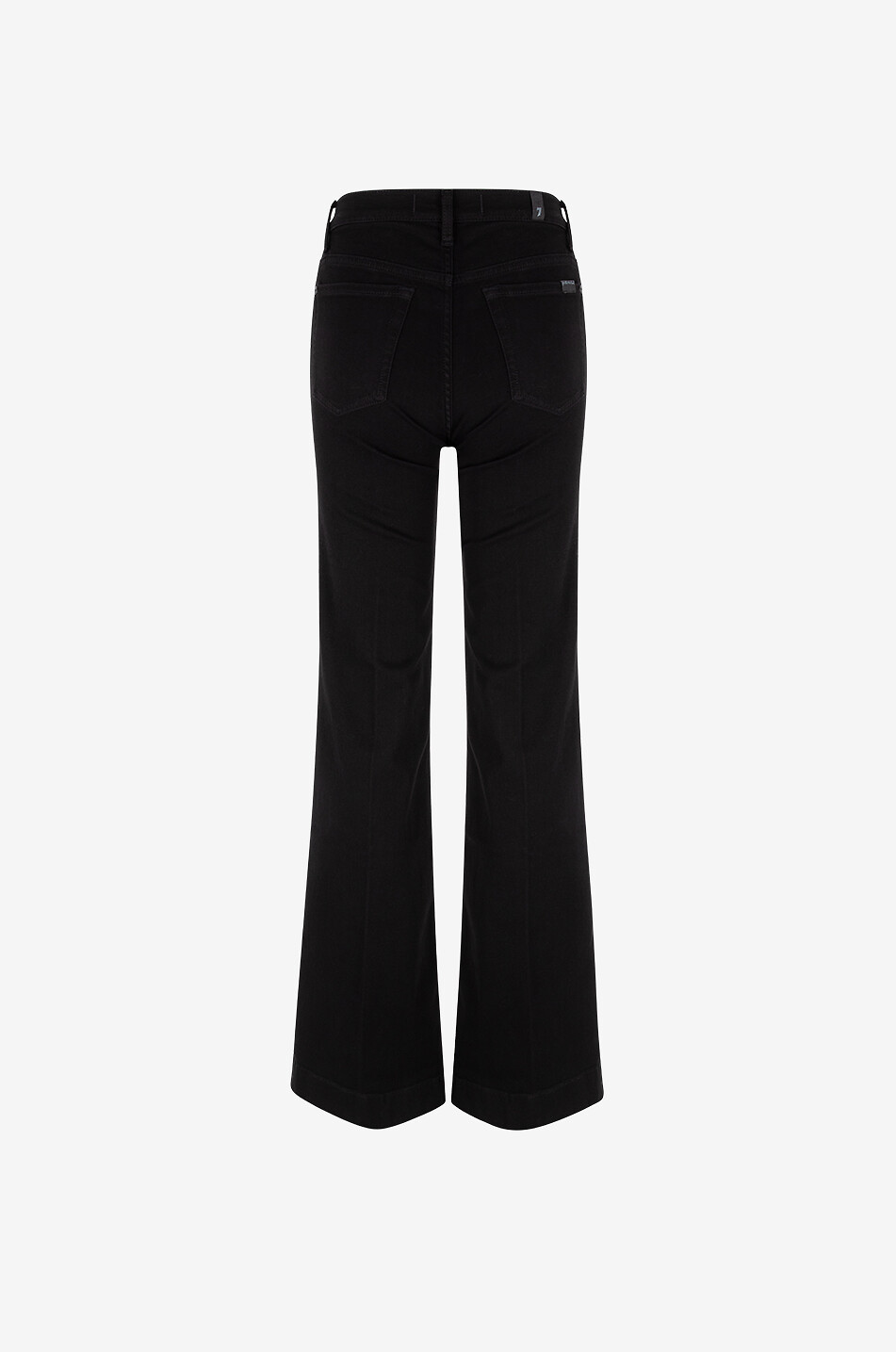7 FOR ALL MANKIND Modern Dojo Slim Illusion cotton flared jeans Women BLACK 2